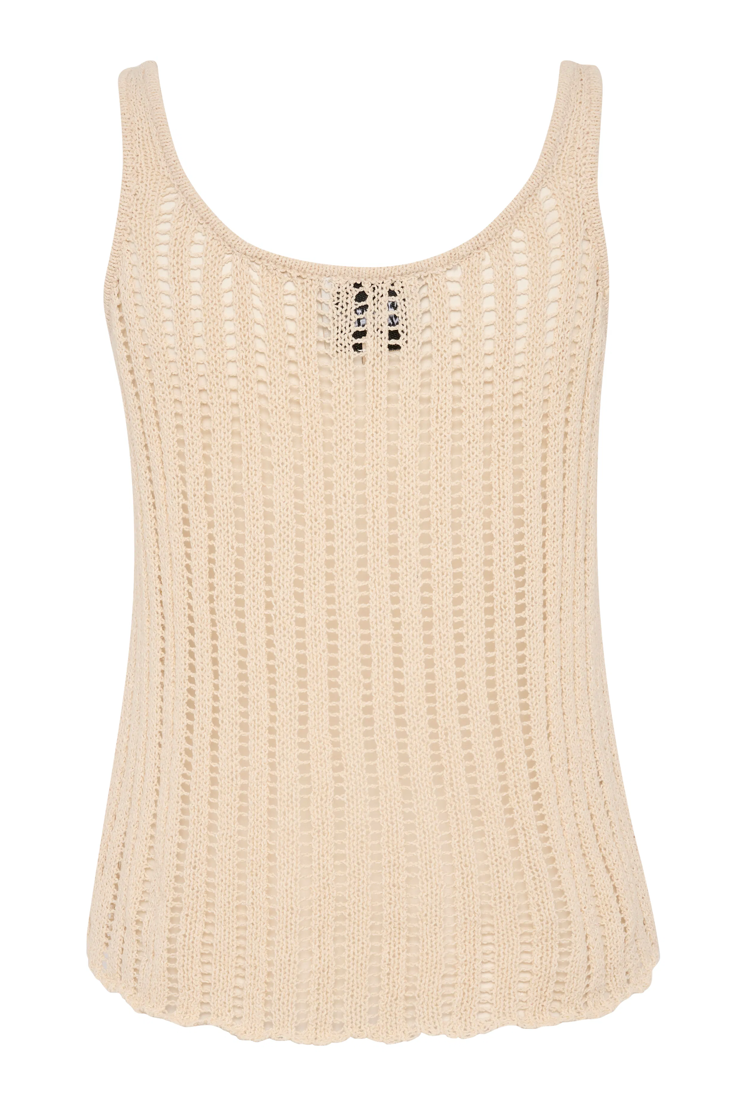 DivaMW Knitted linen top PACK FRONT 10704718-130905