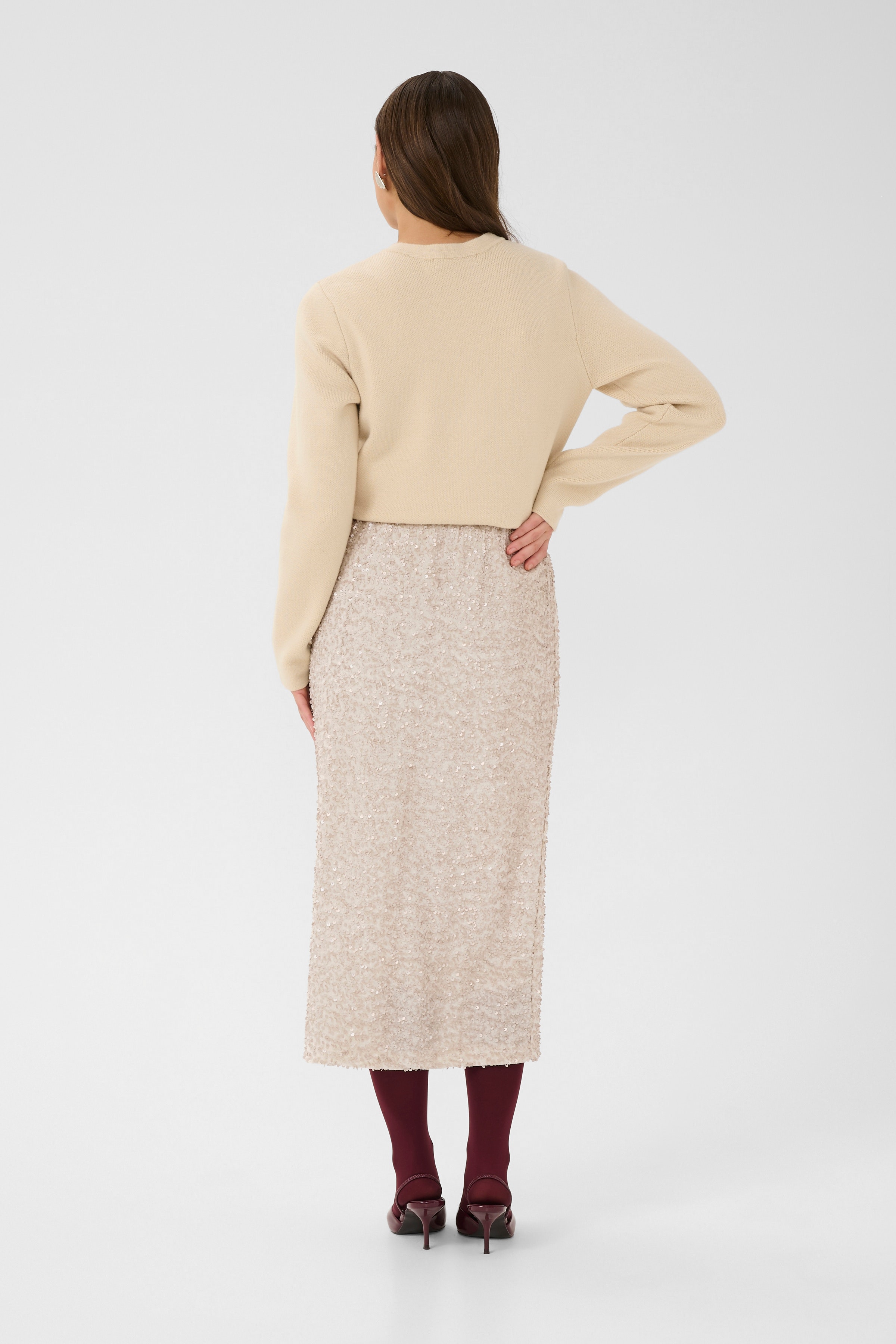 CUnali Pailletnederdel LOOKBOOK BACK 50112484-120304