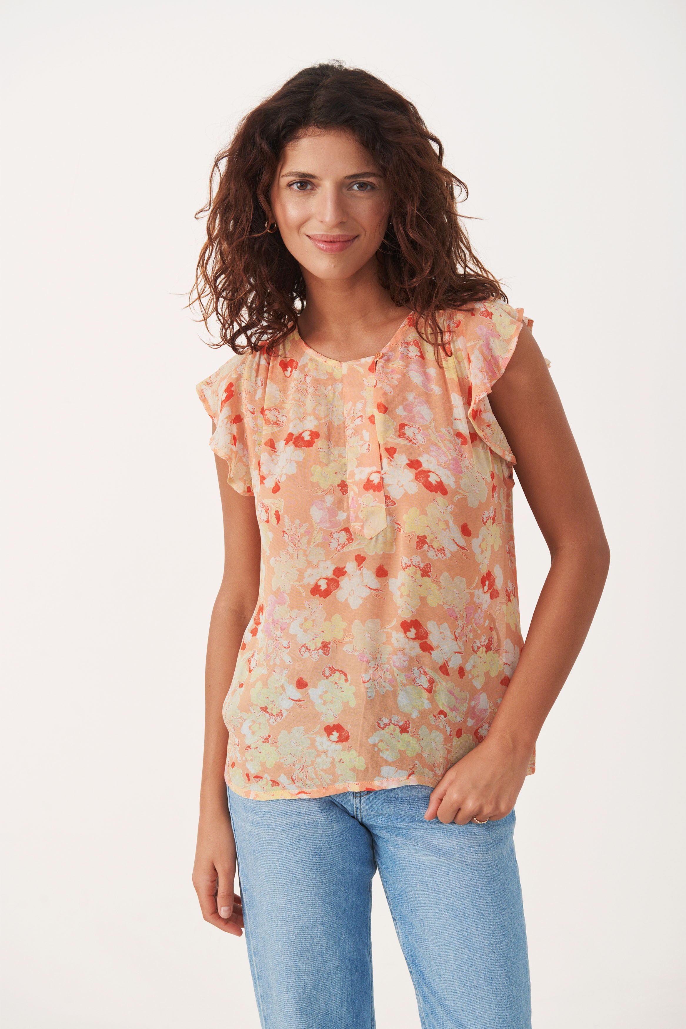 PrillePW Bluse LOOKBOOK FRONT 30306855-302102