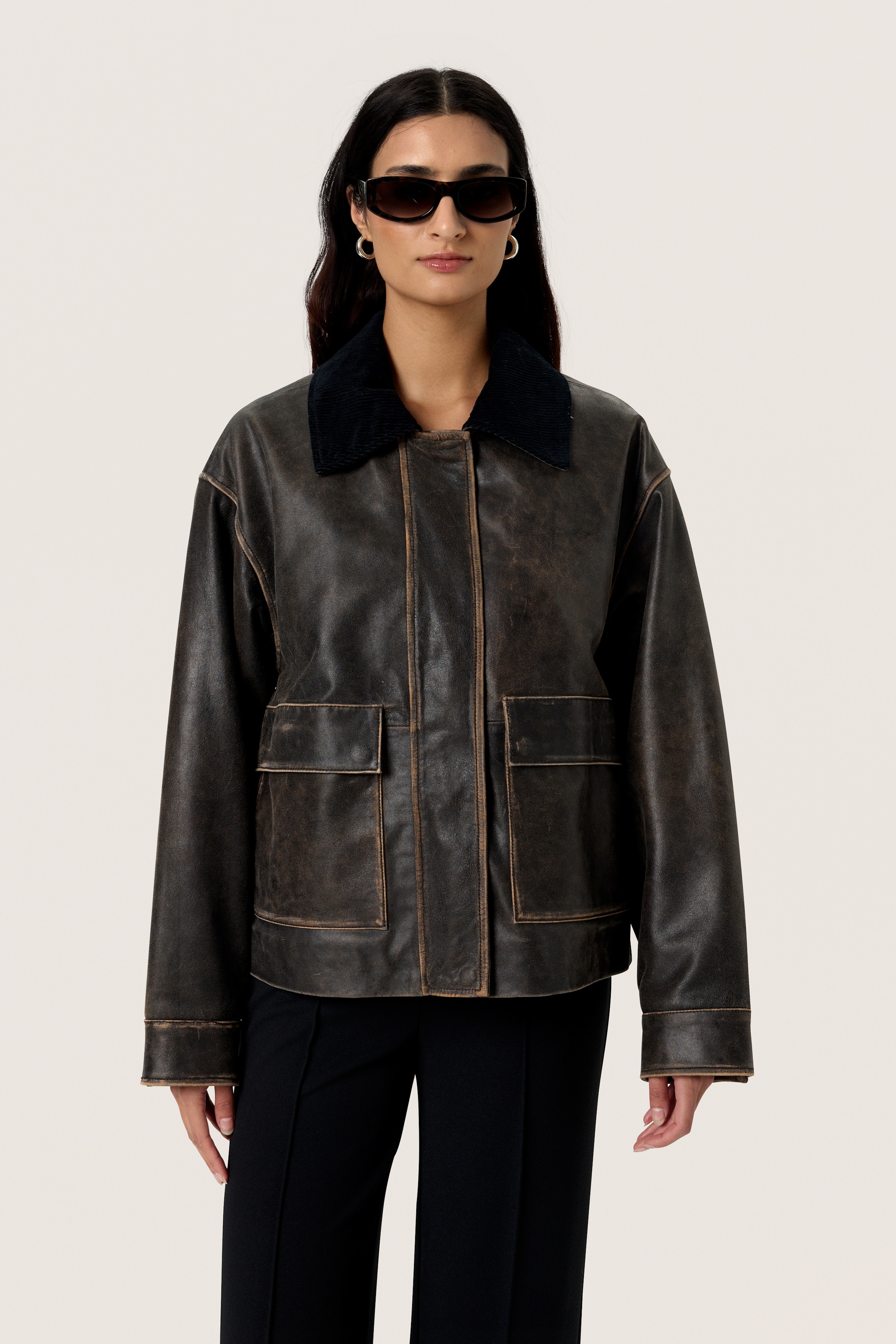 SLFiorella Skinnjacka LOOKBOOK FRONT 30408691-191109