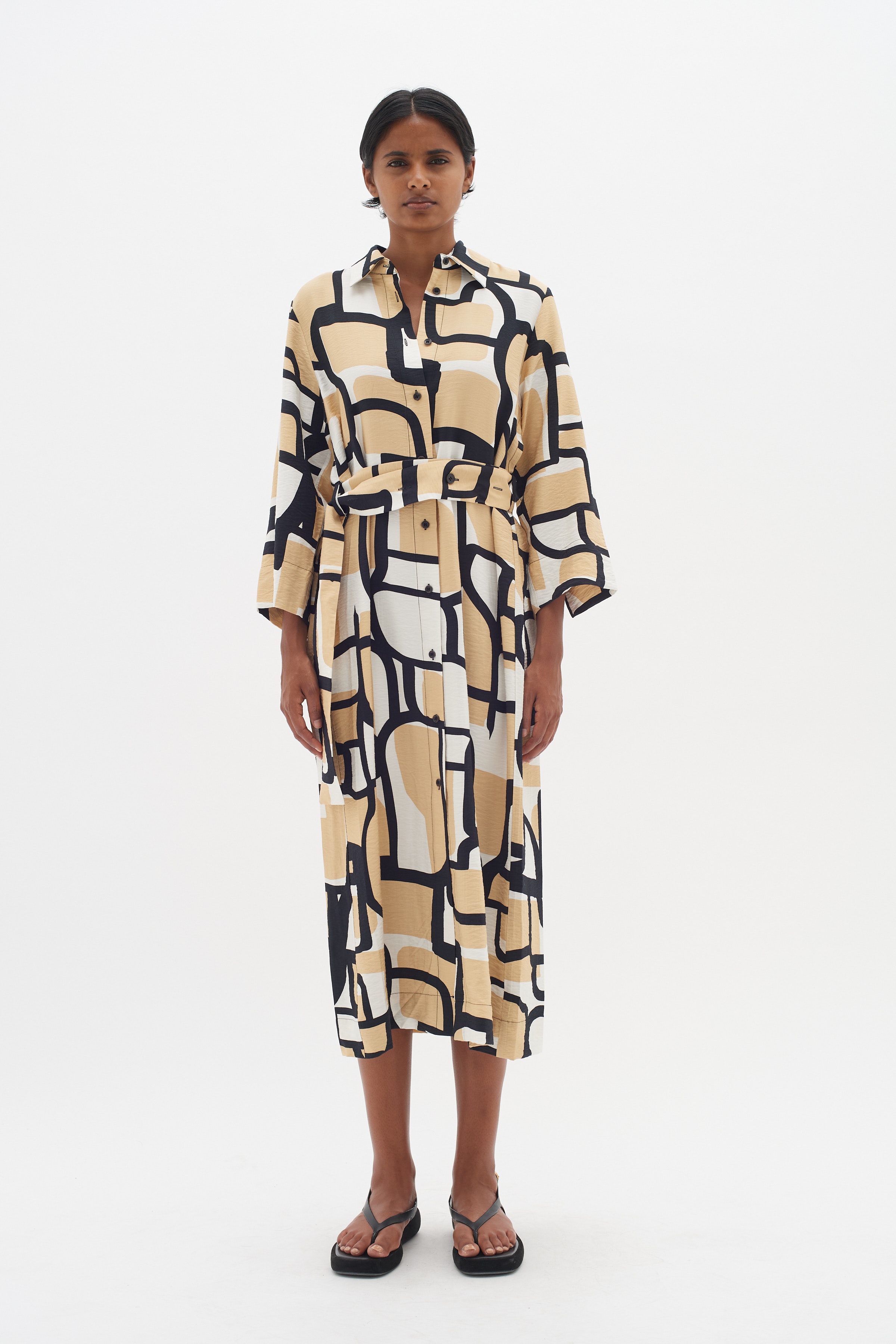 HecanteIW Skjorte Kjole LOOKBOOK FRONT 30109128-302753