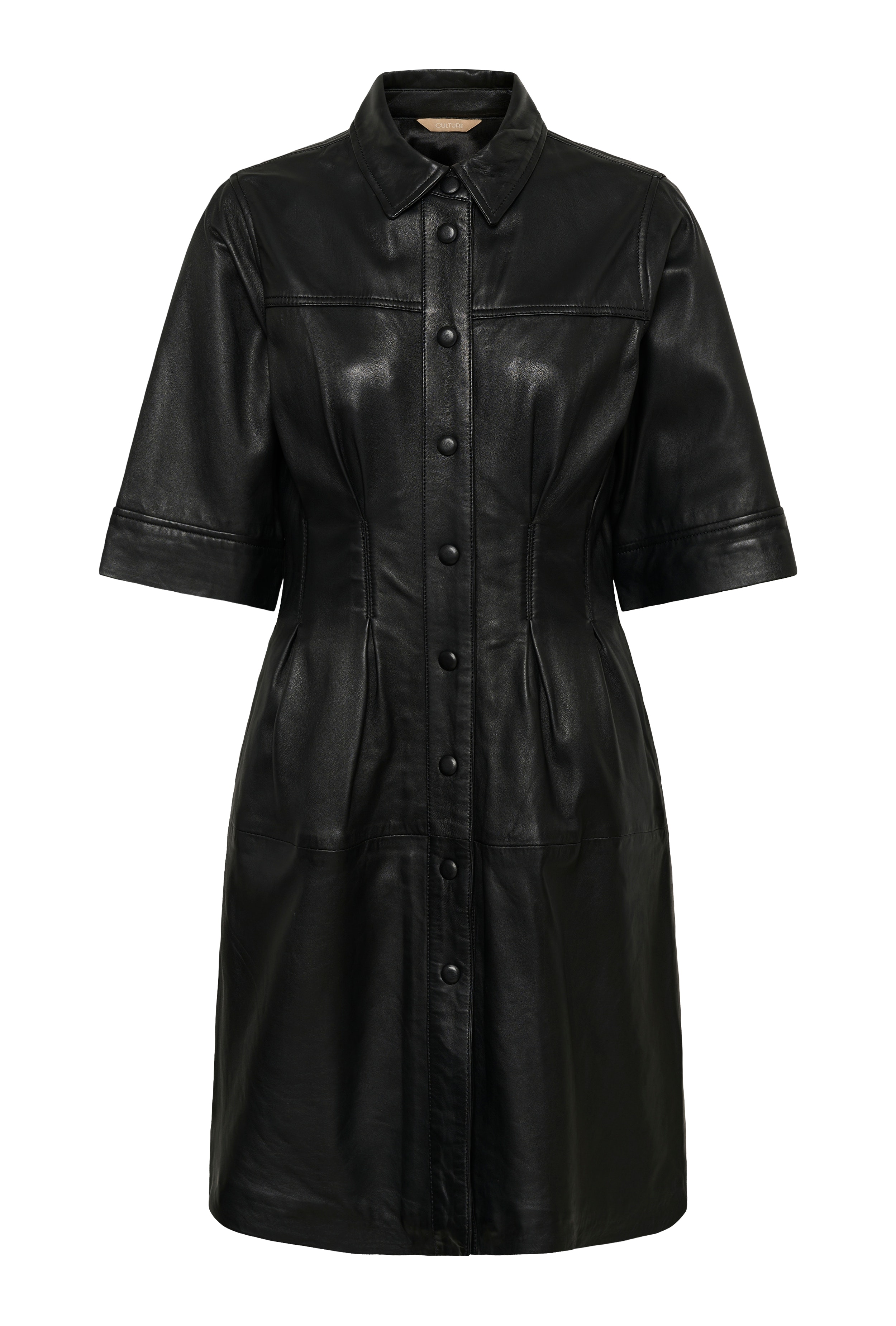 CUlima Leather dress PACK FRONT 50112350-500012