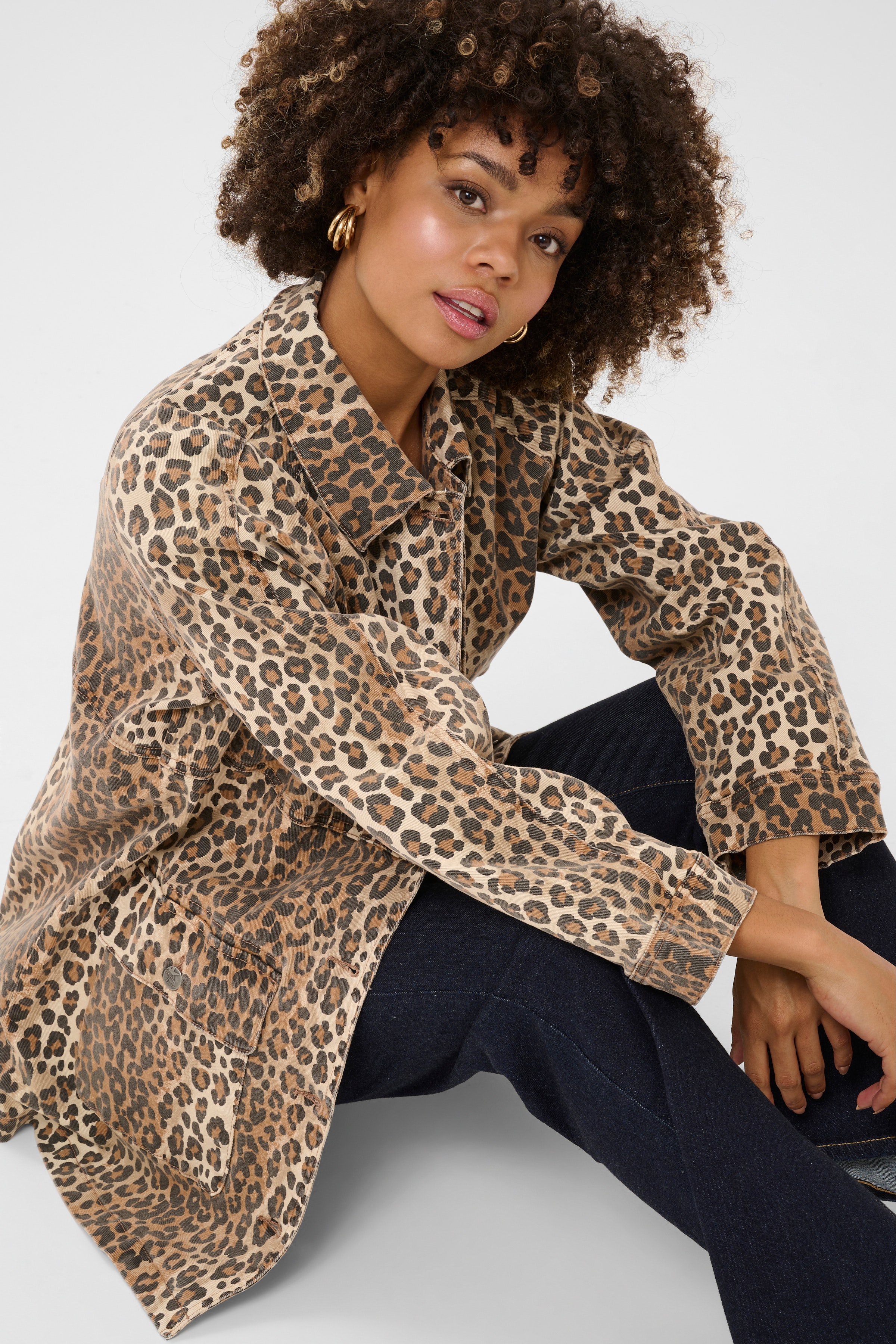 CUaliena Leopard Hemdjacke LOOKBOOK DETAIL 50111657-107355