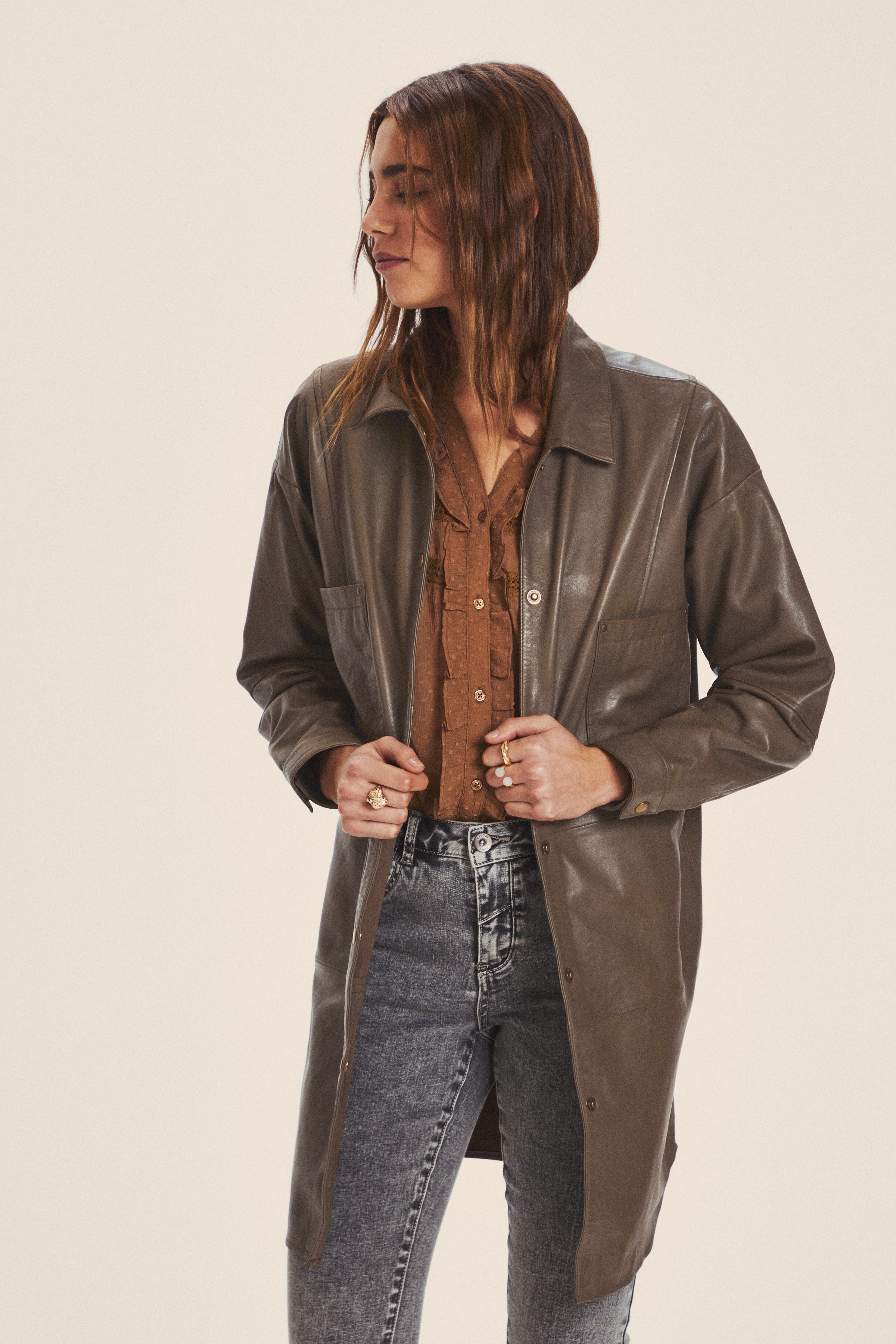 CRMonika Skinnjacka LOOKBOOK FRONT 10607828-190403