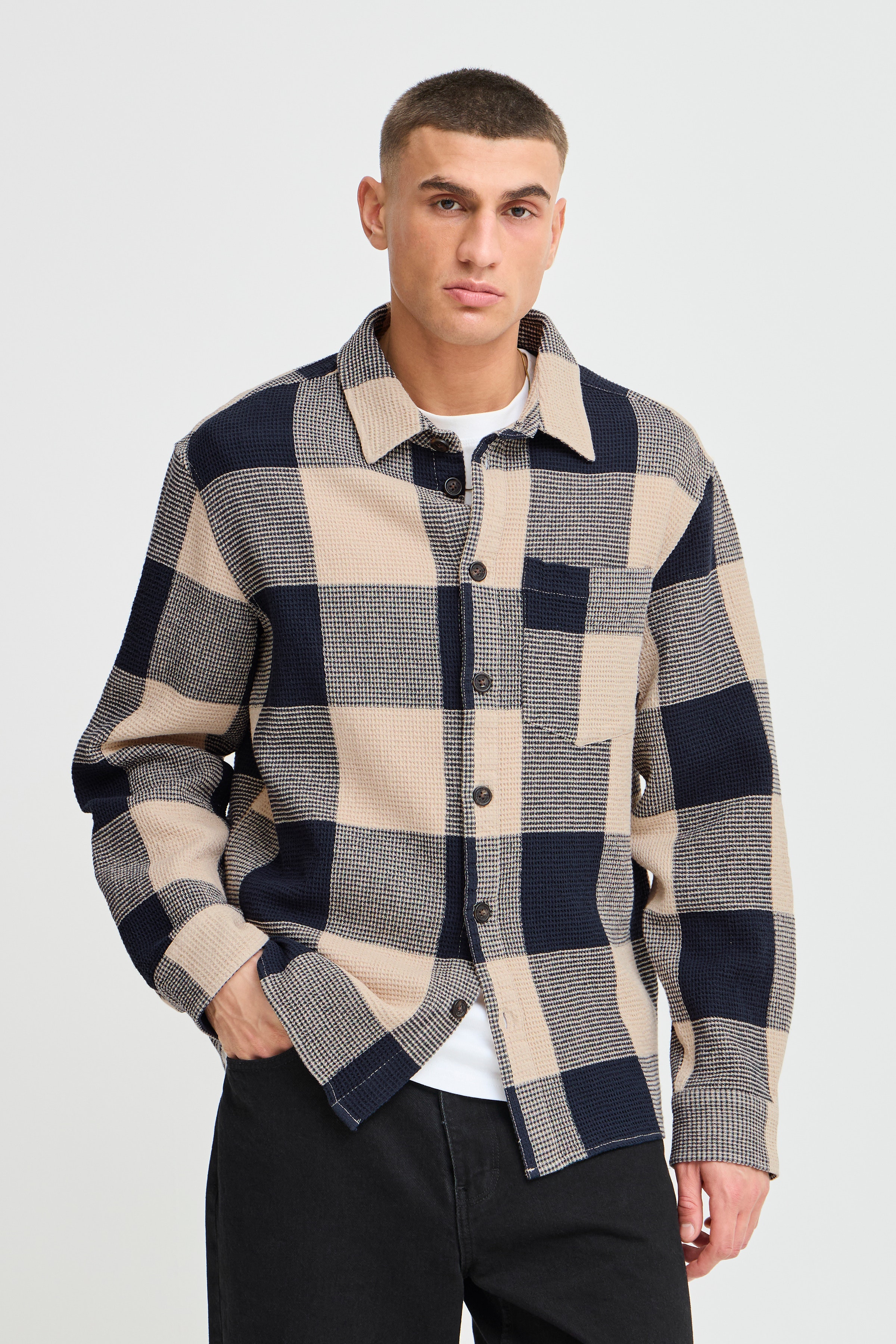 SDOLIVER WAFFLE Overshirts LOOKBOOK FRONT 21108480-194010