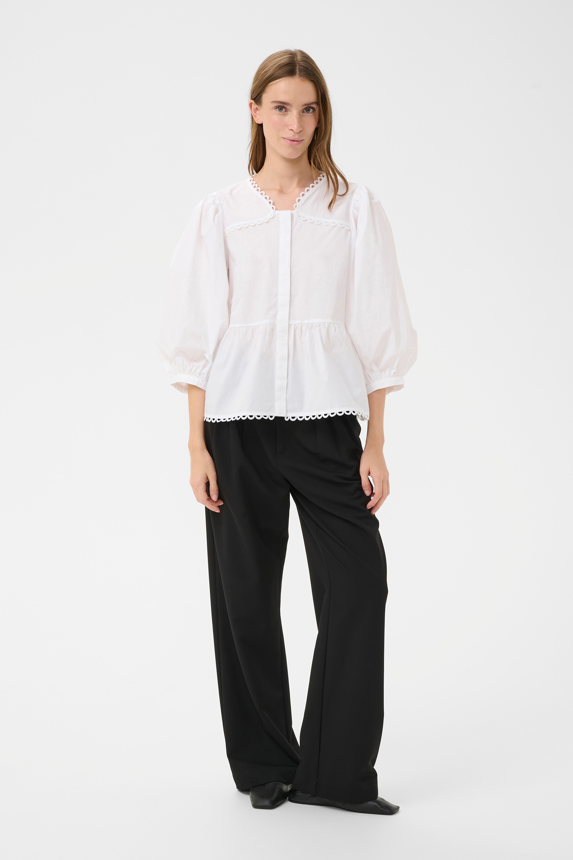 KBAnnabelle Bluse LOOKBOOK FRONT 10105537-110601