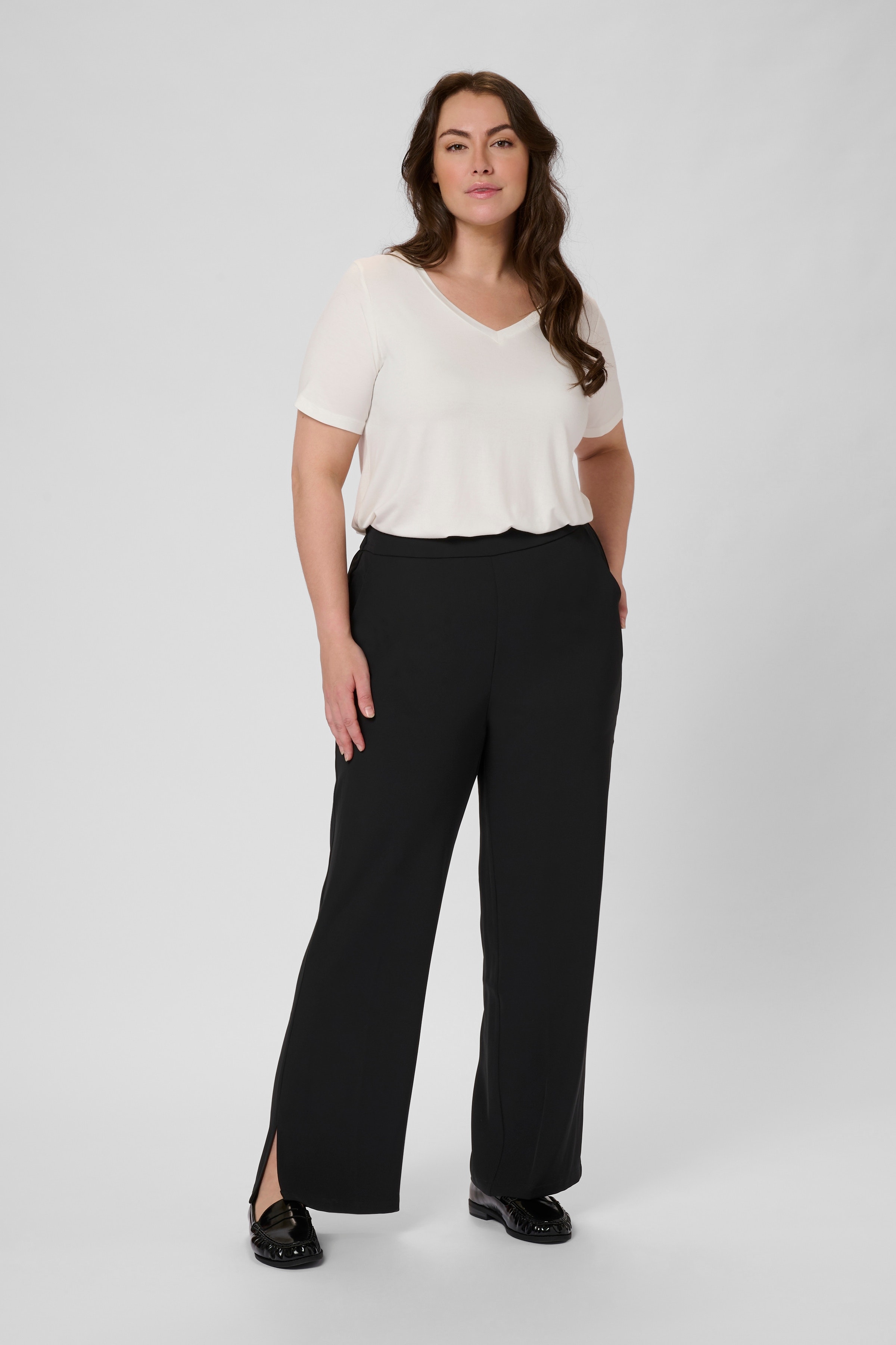 KCsigne Wide Broek LOOKBOOK FRONT 10581981-100121