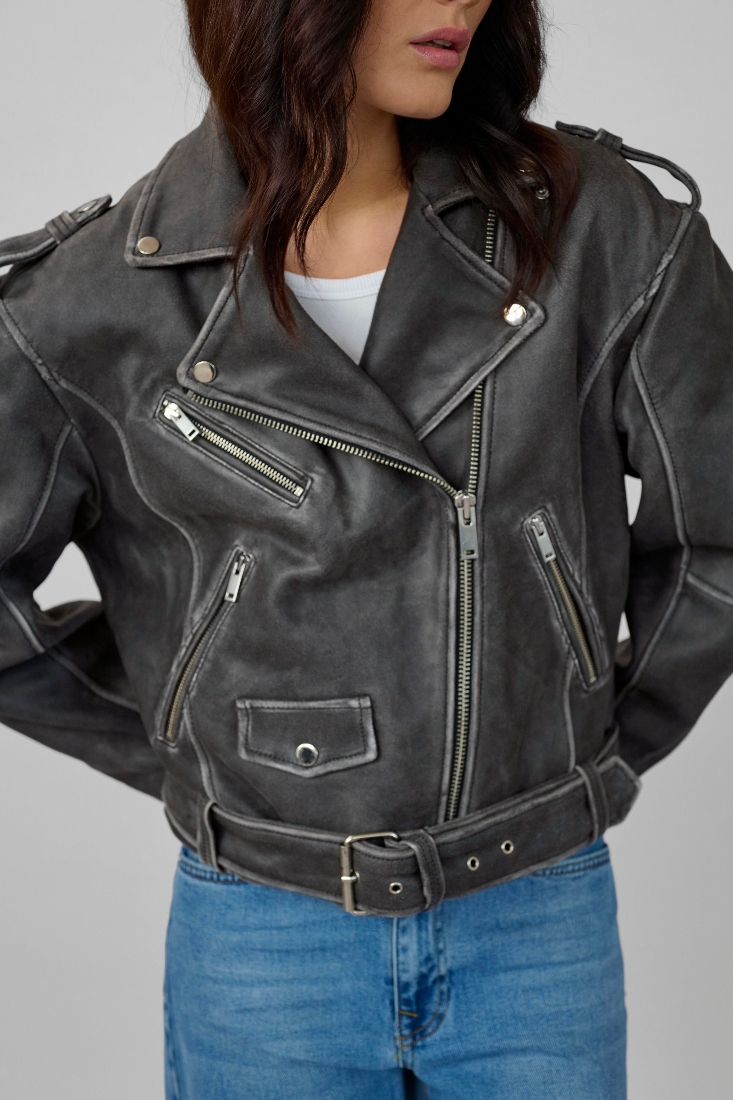 01 THE GILO LEATHER JACKET LOCATION NONE 10703819-100081