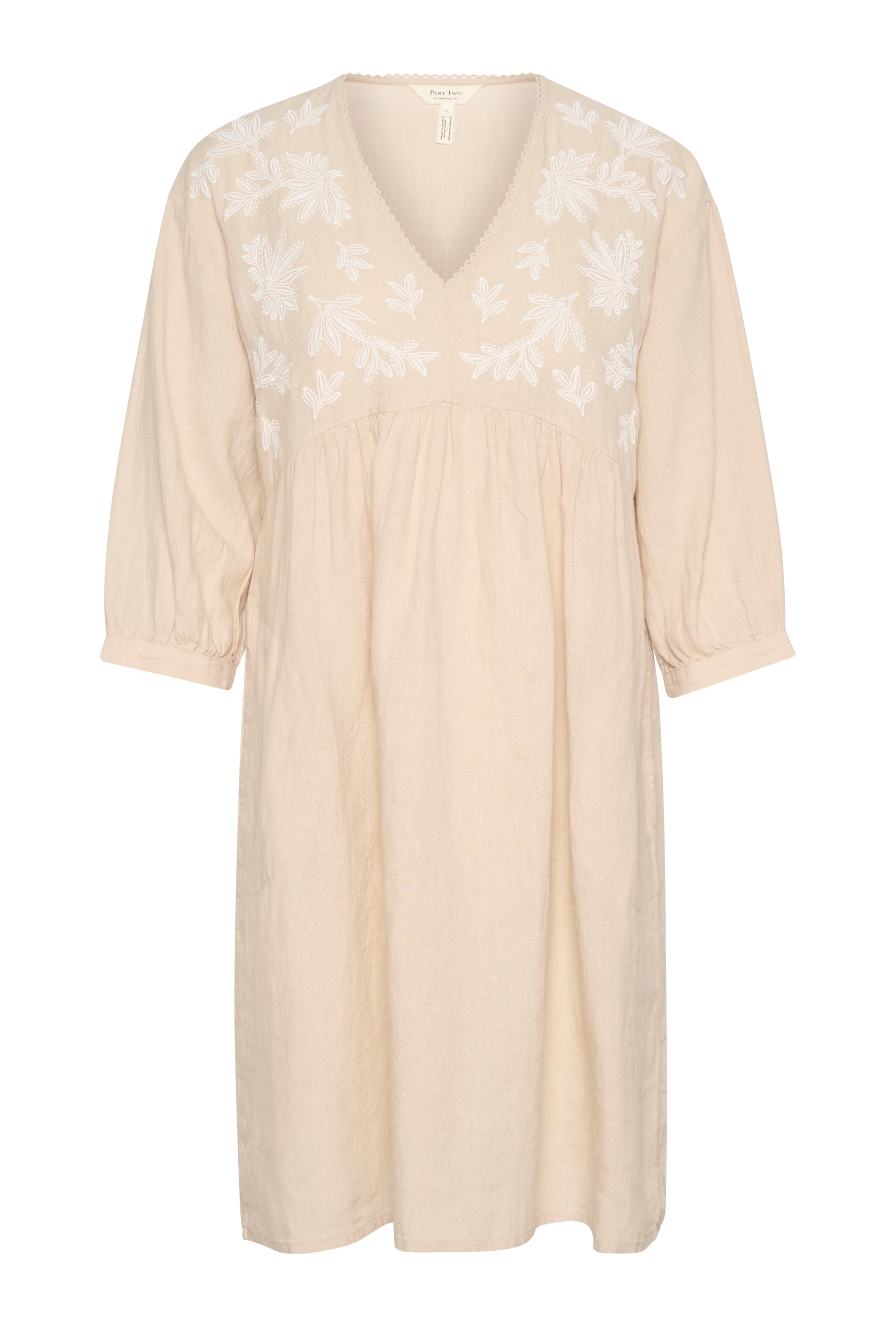 GiazellaPW Short linen dress LOOKBOOK FRONT 30308679-303175