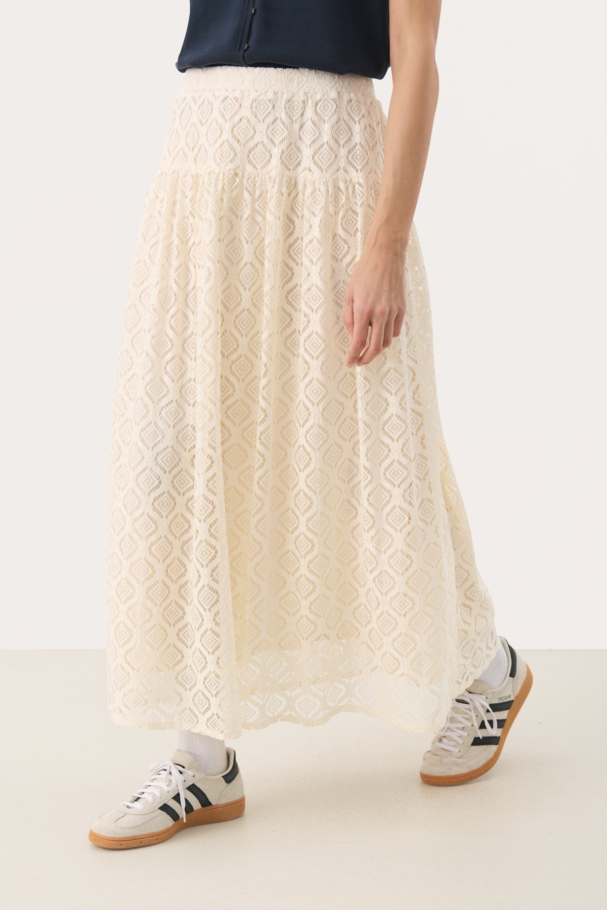NanlinnPW Skirt in eggnog colour | BON'A PARTE