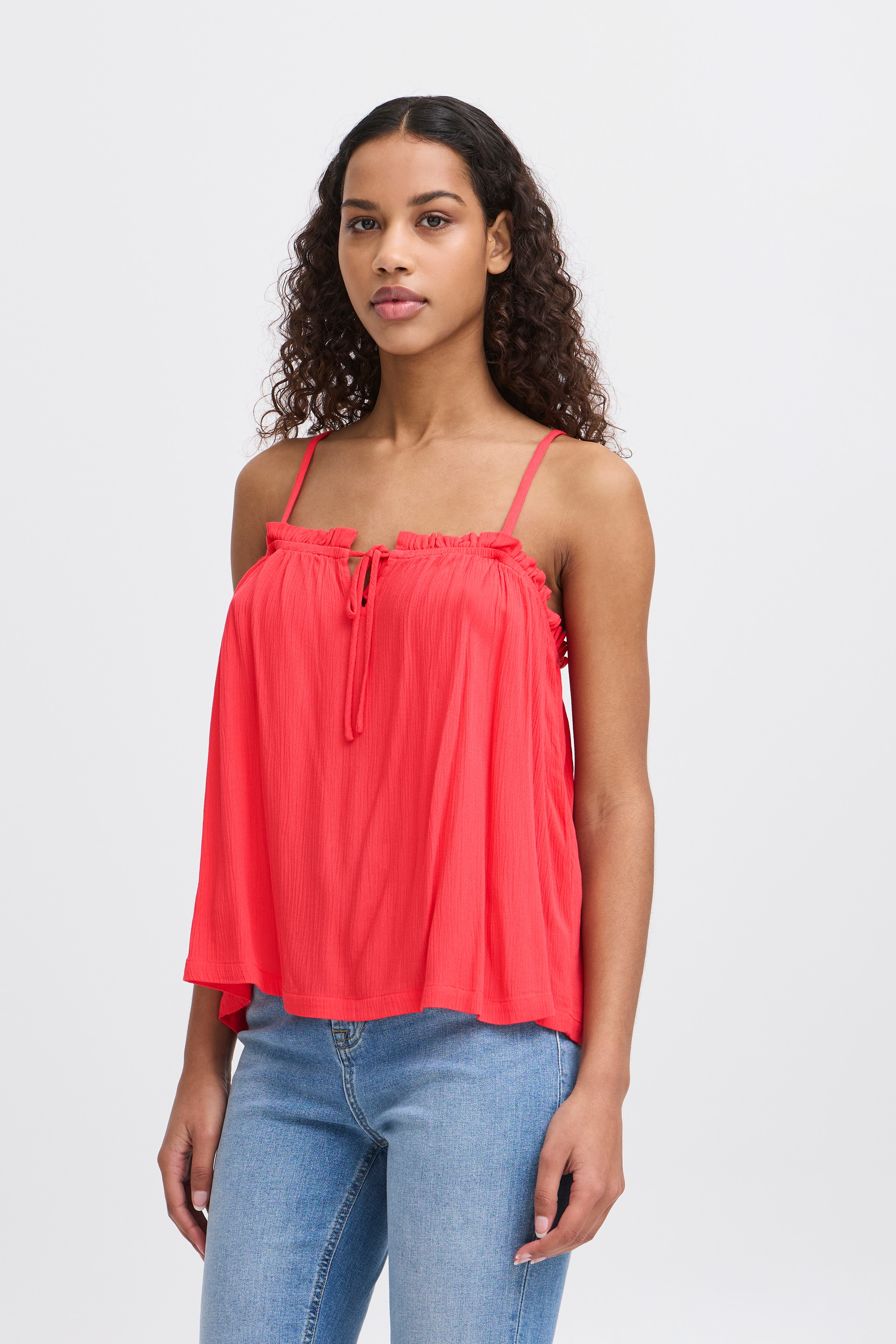 IHMARRAKECH Kurzarm-Bluse LOOKBOOK FRONT 20122945-171753