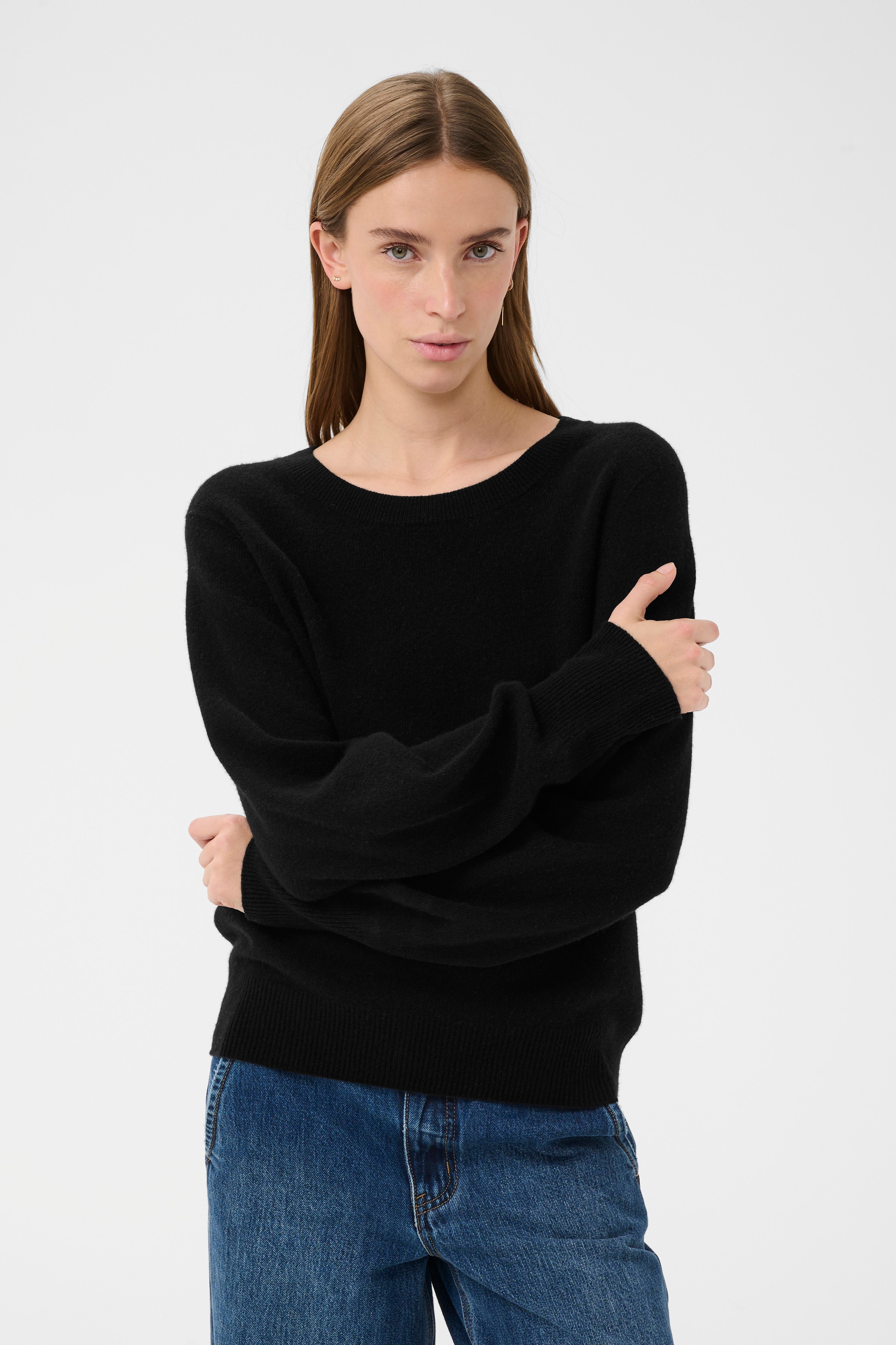 KBAnemone Pullover in 100% wool LOOKBOOK FRONT 10105775-194008