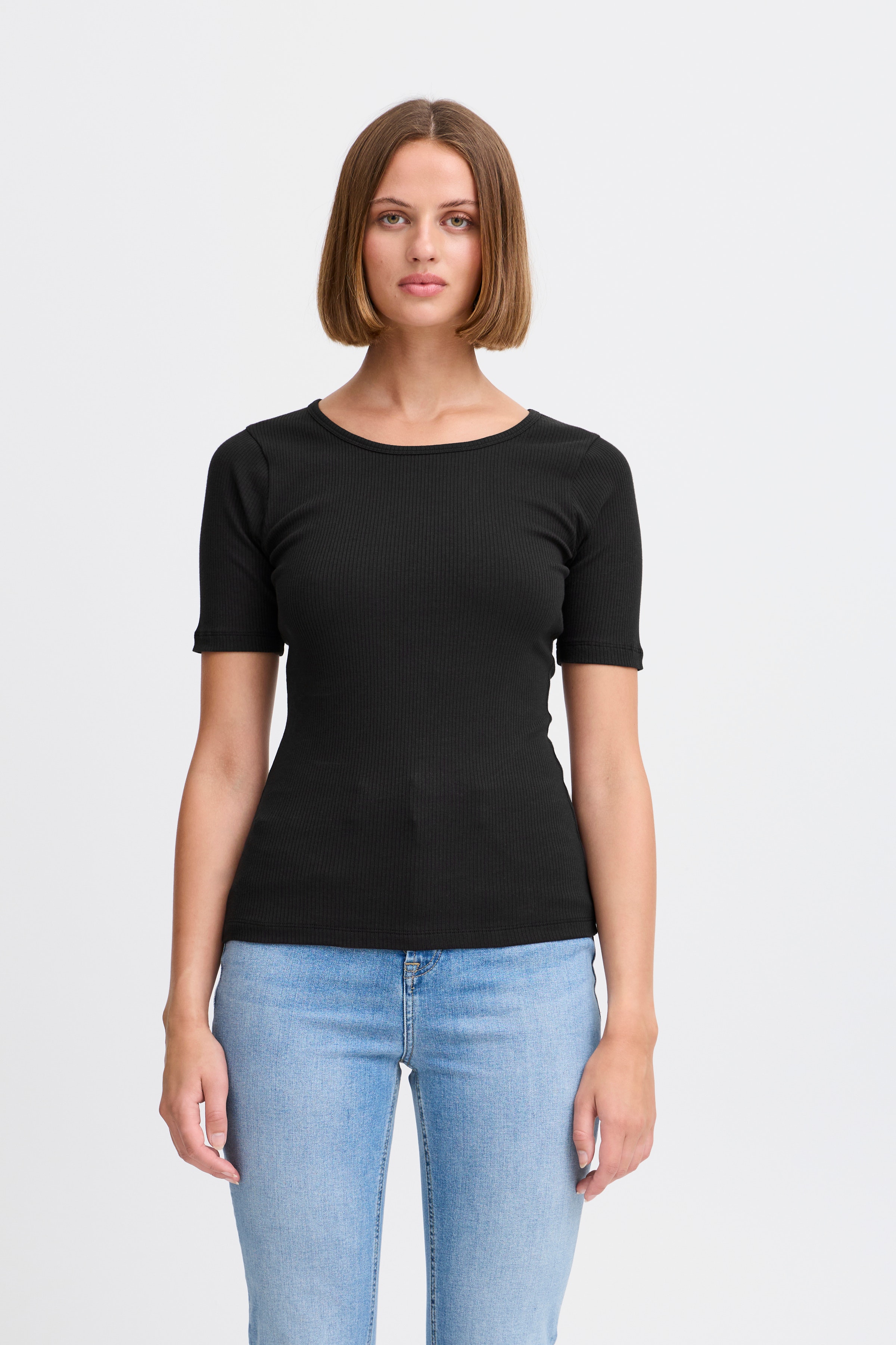 IHPALMER RIB T-shirt LOOKBOOK FRONT 20120343-194008