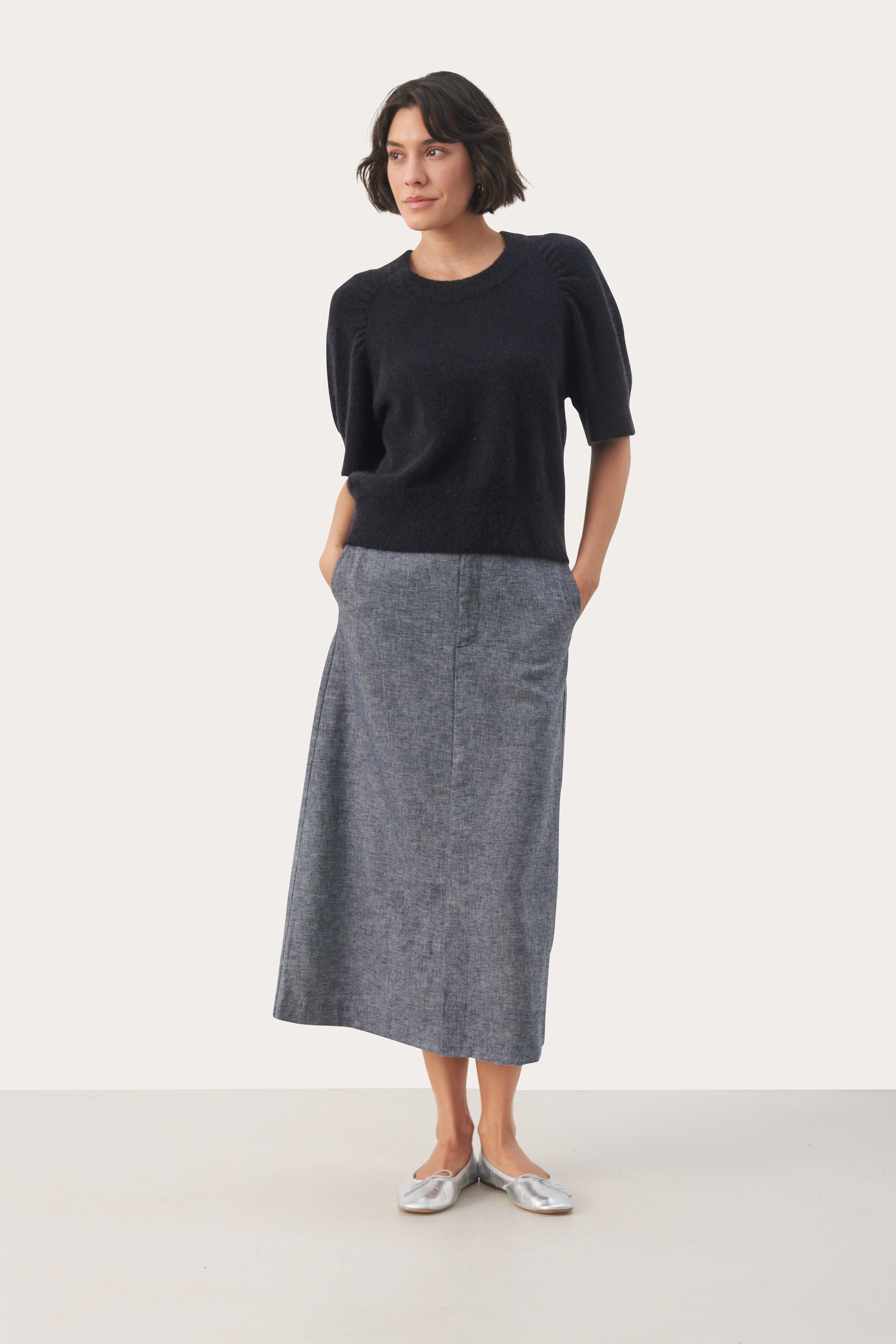 EsperanzaPW Kurzärmliger Strickpullover LOOKBOOK FRONT 30308446-194013
