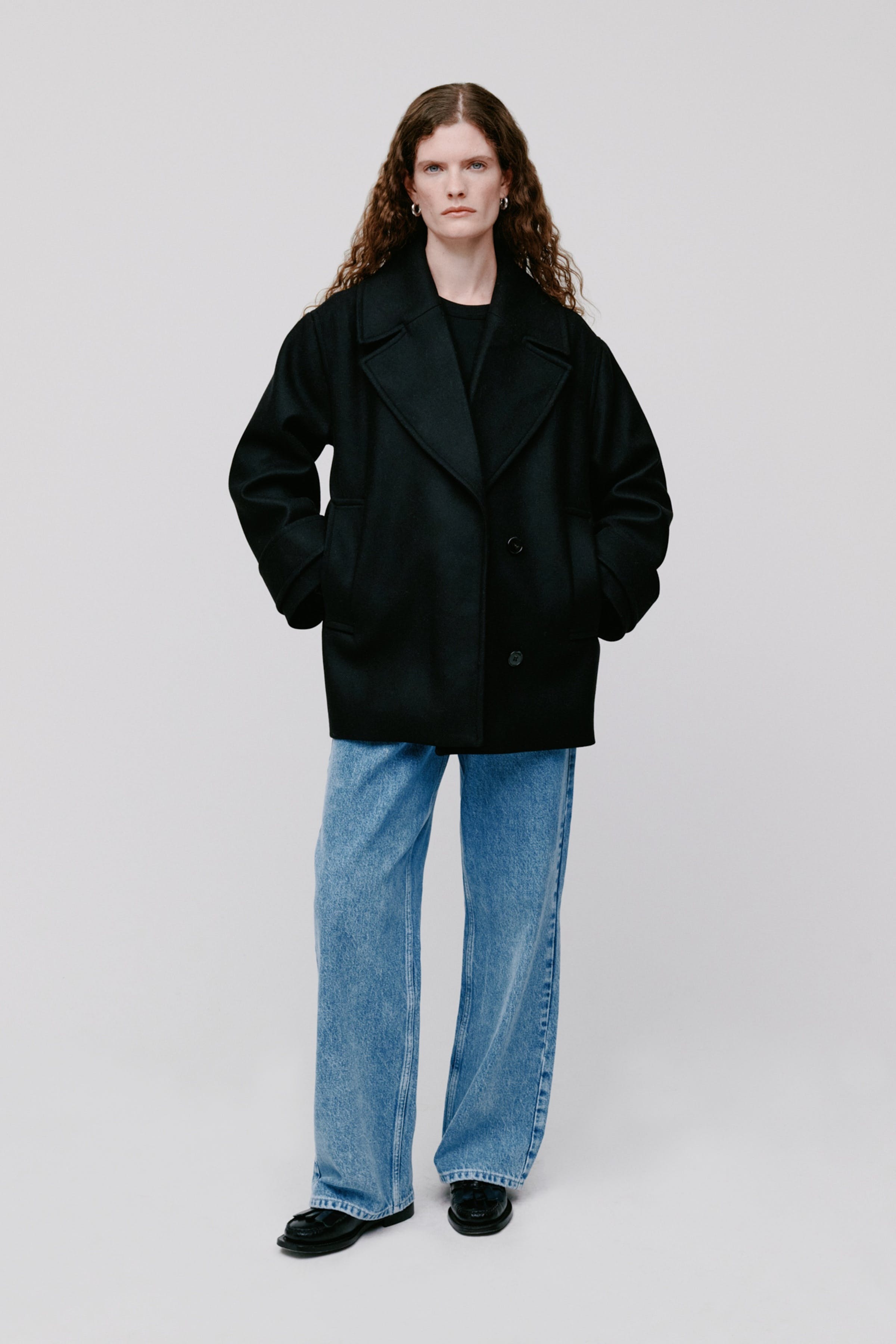 CARLY Kåpe LOOKBOOK FRONT 30600570-BK999