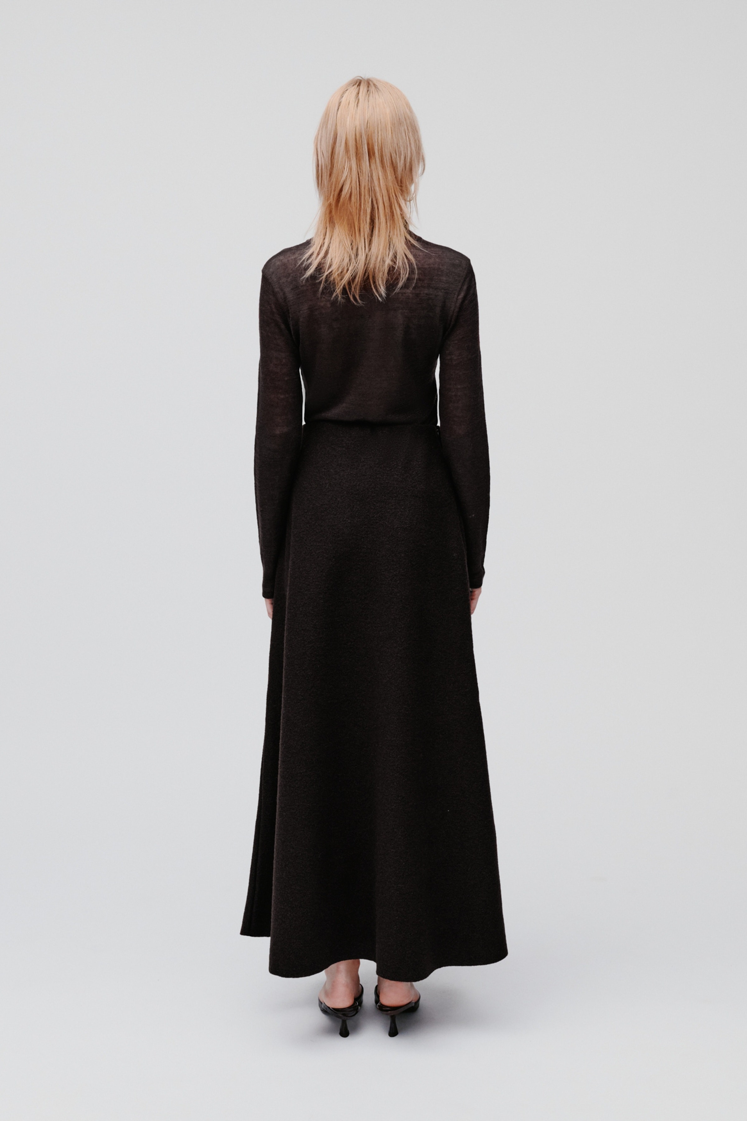 SABRINA Skjørt LOOKBOOK BACK 30600650-BK999