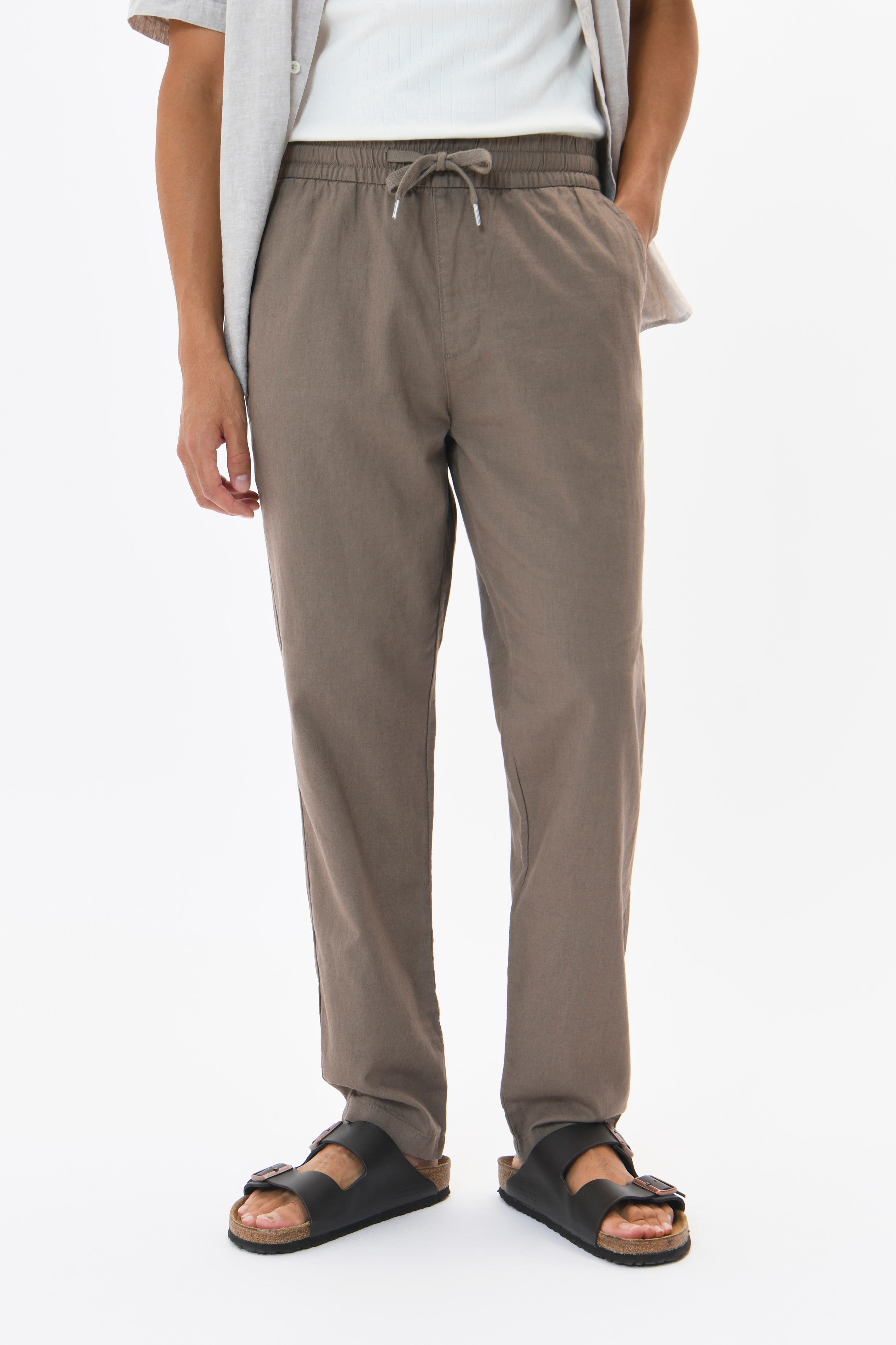 MAbarton linen trousers PACK FRONT 30206031-181112