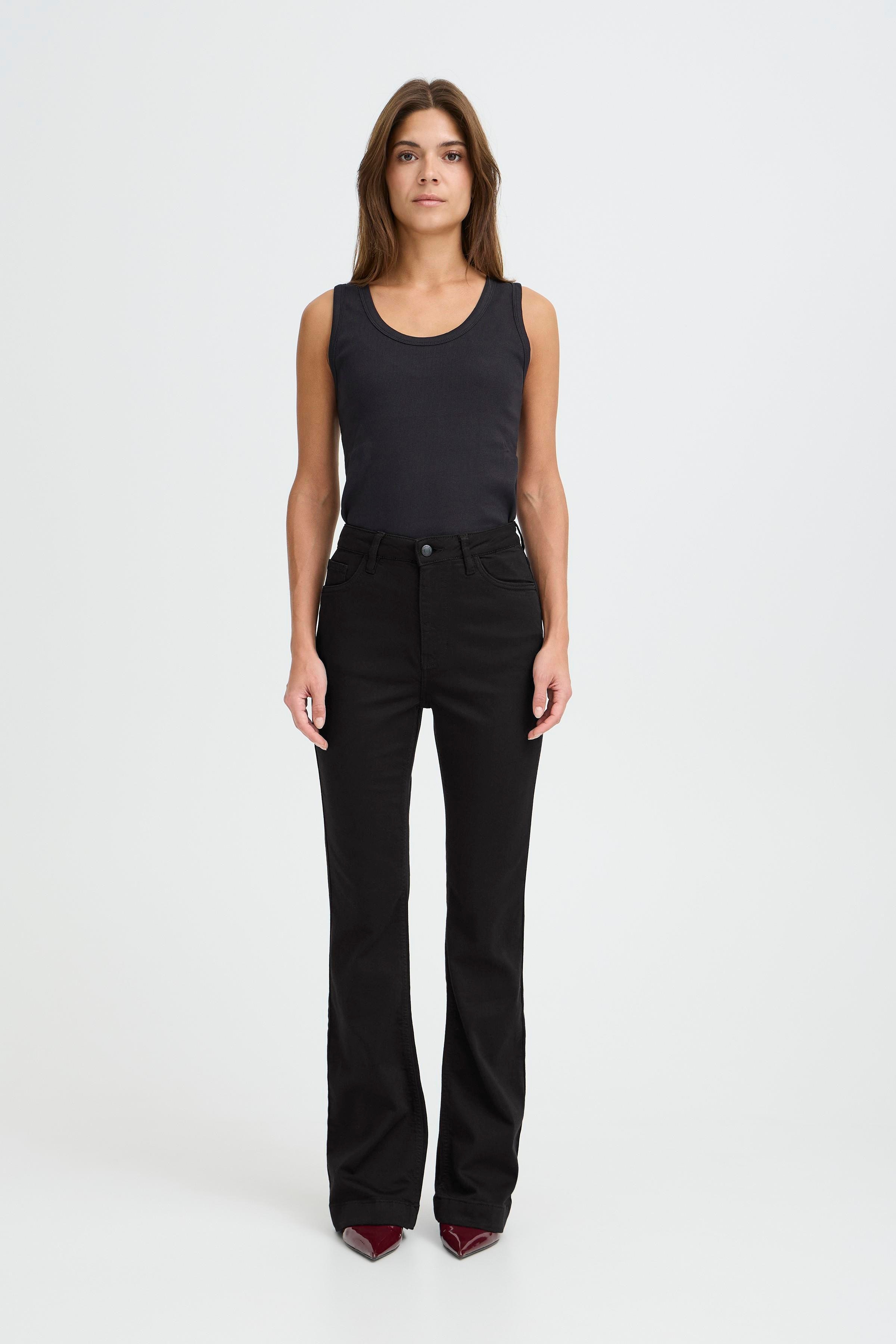 PZBECCA UHW Bootcut Leg LOOKBOOK FRONT 50208722-200004