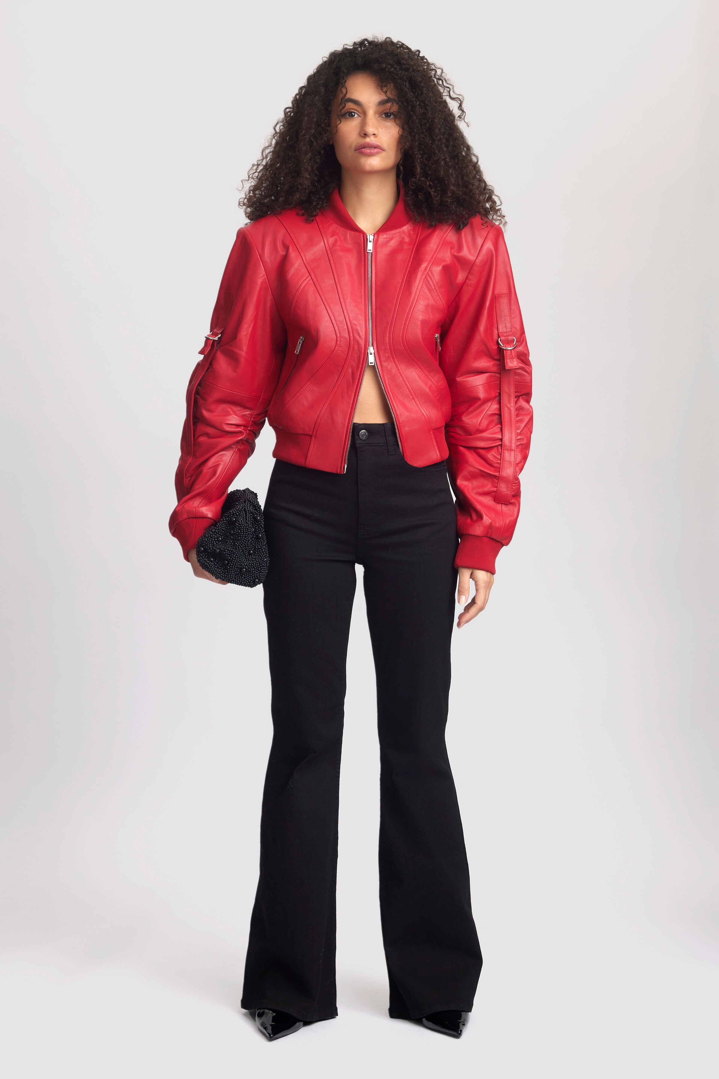 ZaniaGZ Leather jacket LOOKBOOK FRONT 10909838-191758