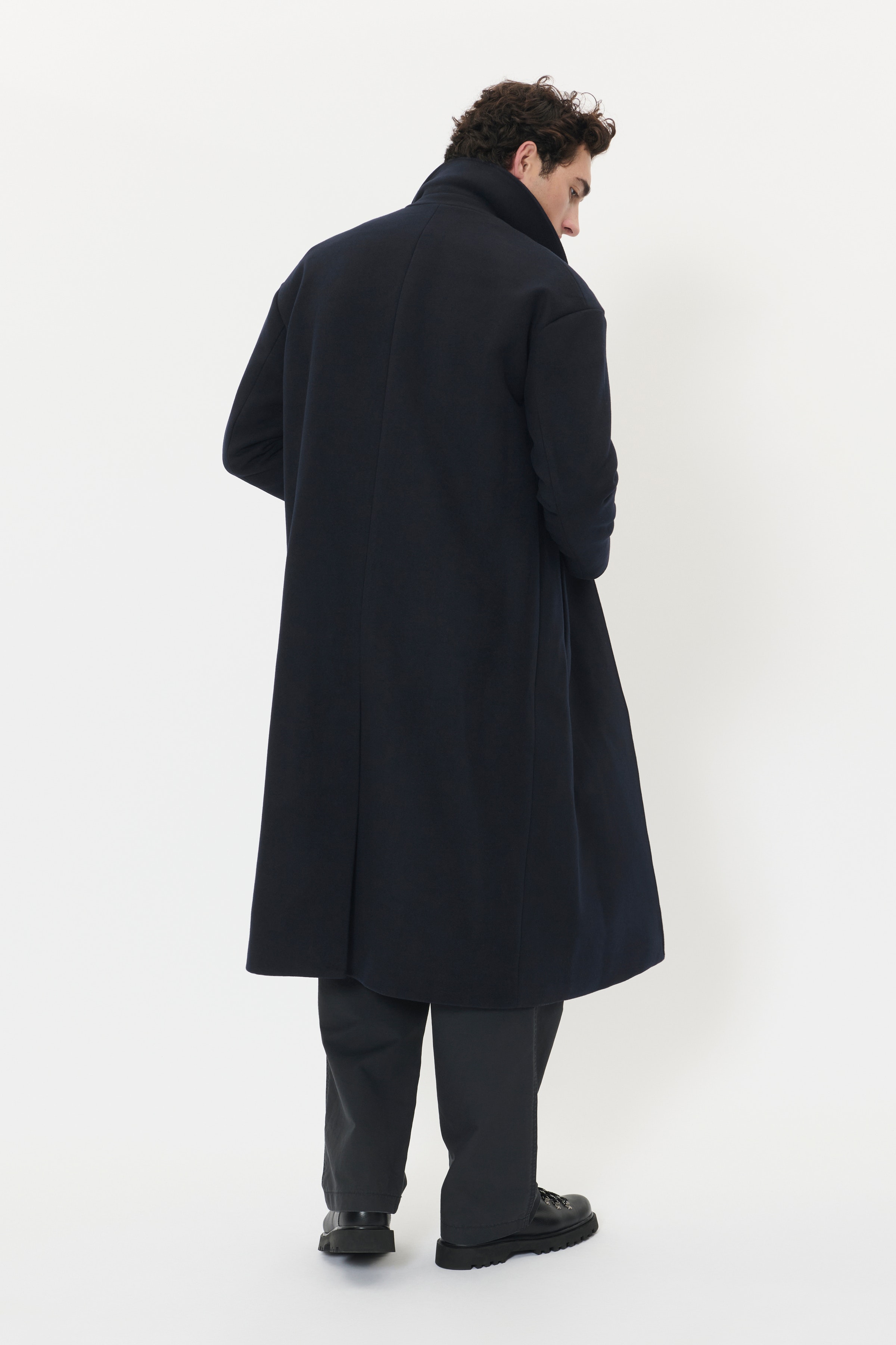 MABurnley Doppelreihiger Wollmantel LOOKBOOK BACK 30208858-194011