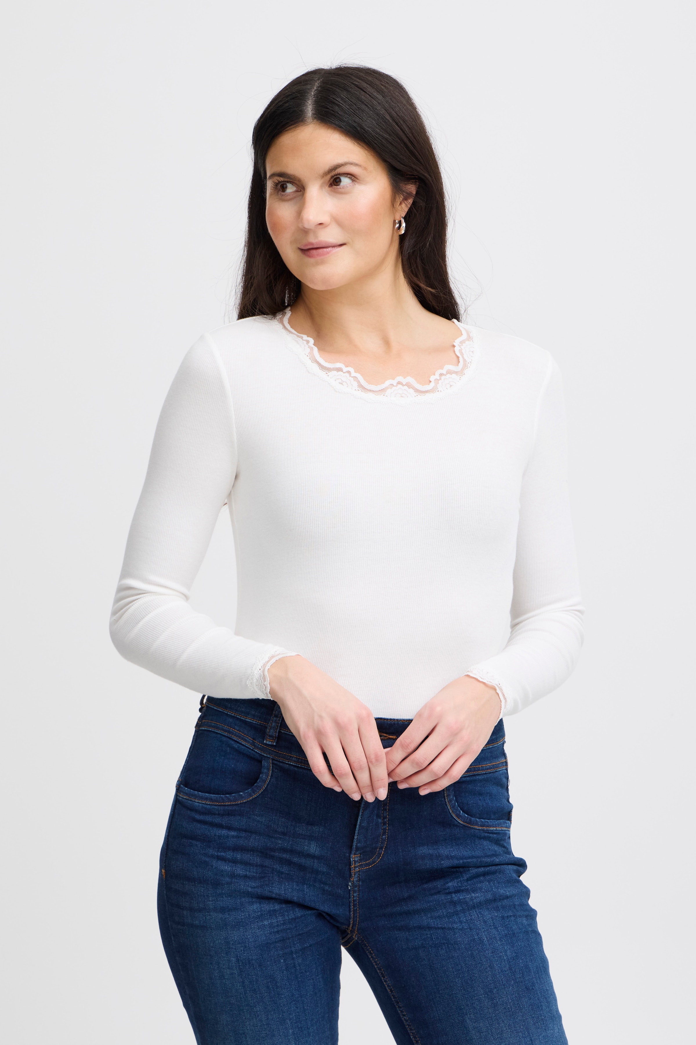 HIZAMONDFR LANGÆRMET T-SHIRT LOOKBOOK FRONT 20607461-60010