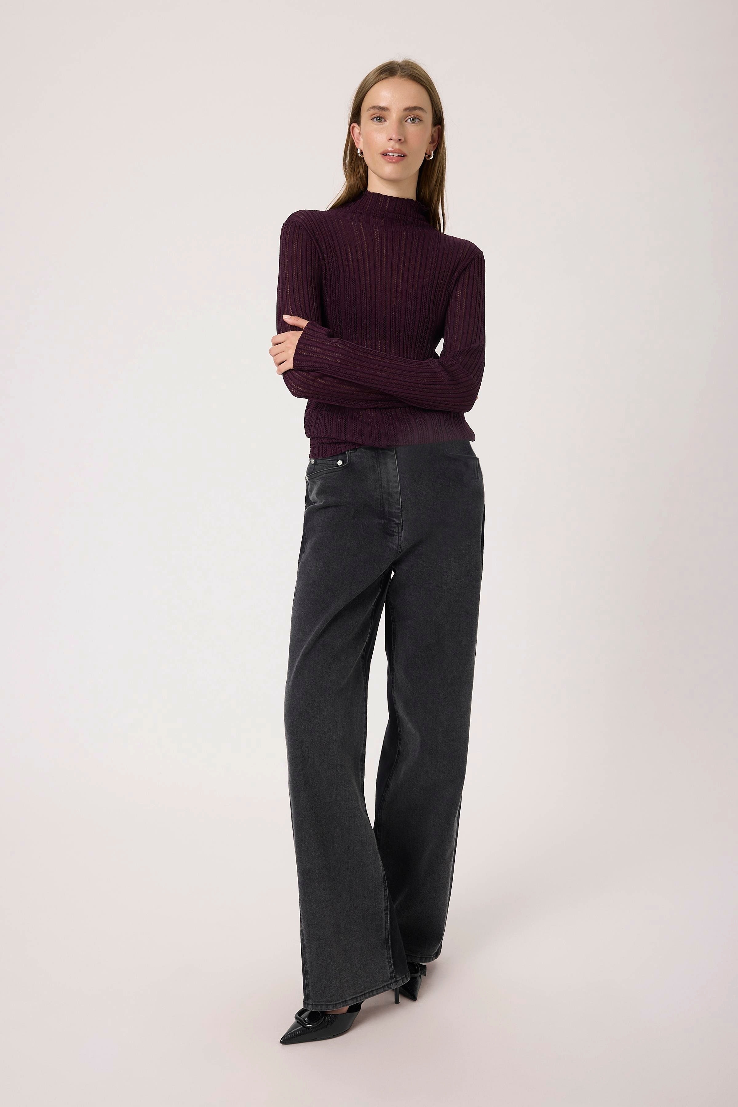 SLLaisa Pullover LOOKBOOK FRONT 30408772-192118
