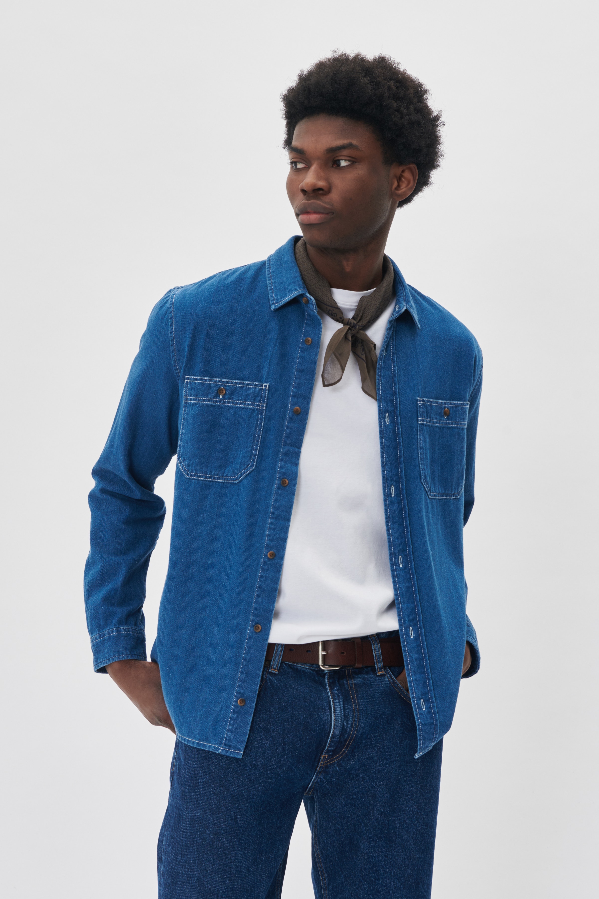 MAstroly Heritage Denim Shirt LOOKBOOK FRONT 30207532-300280