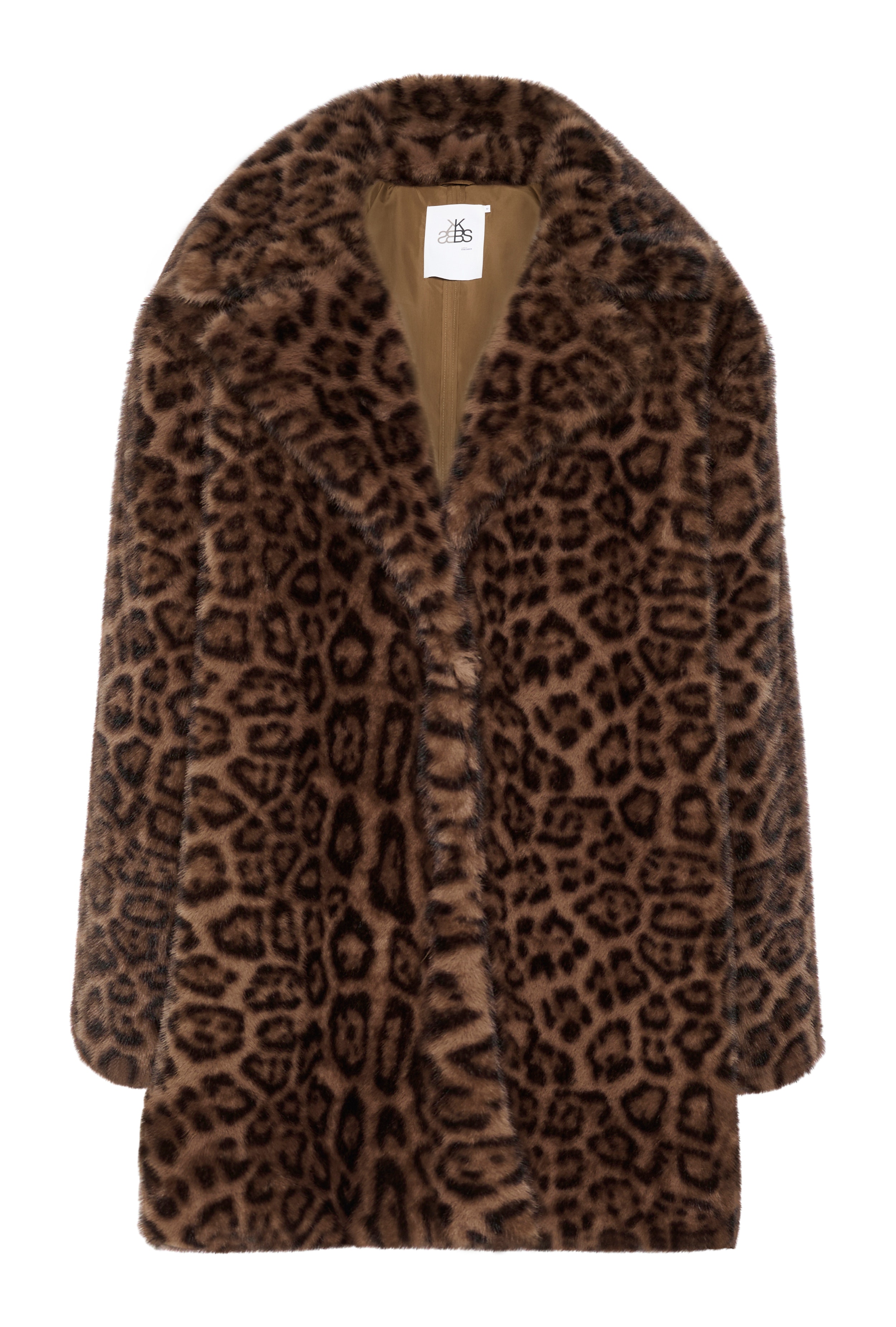 KBTira Leopard Faux Fur Jacke PACK FRONT 10105446-103153