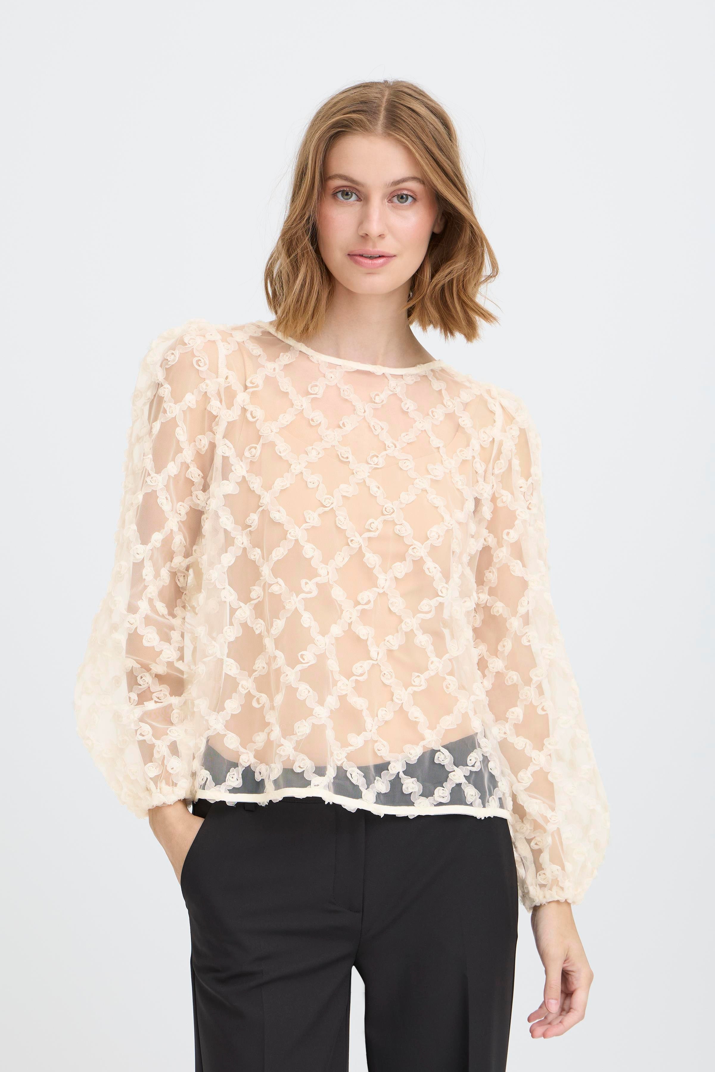 IHELKI Bluse LOOKBOOK FRONT 20124697-124301