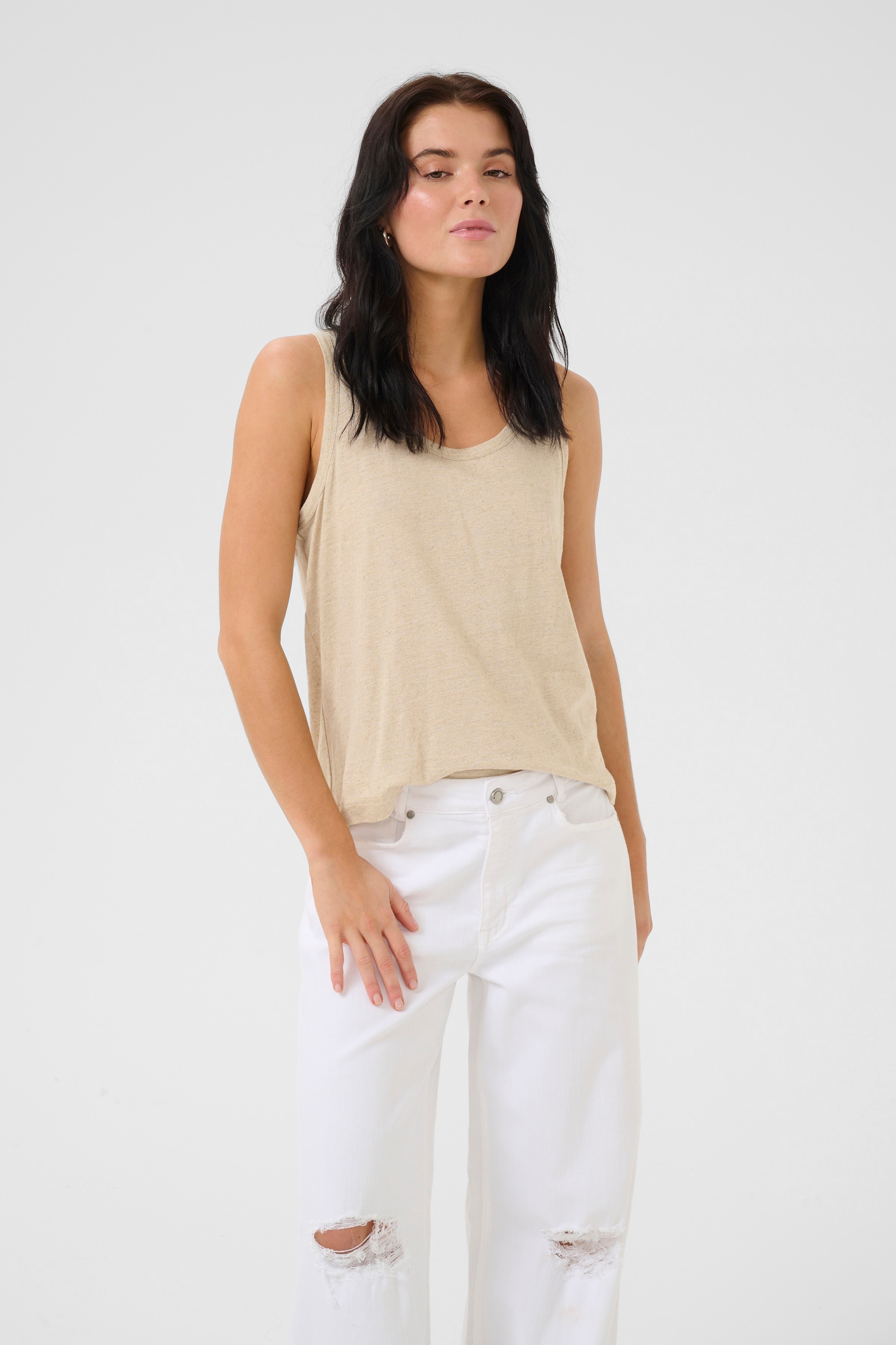 LisaMW Linnen Top LOOKBOOK FRONT 10704763-1304011
