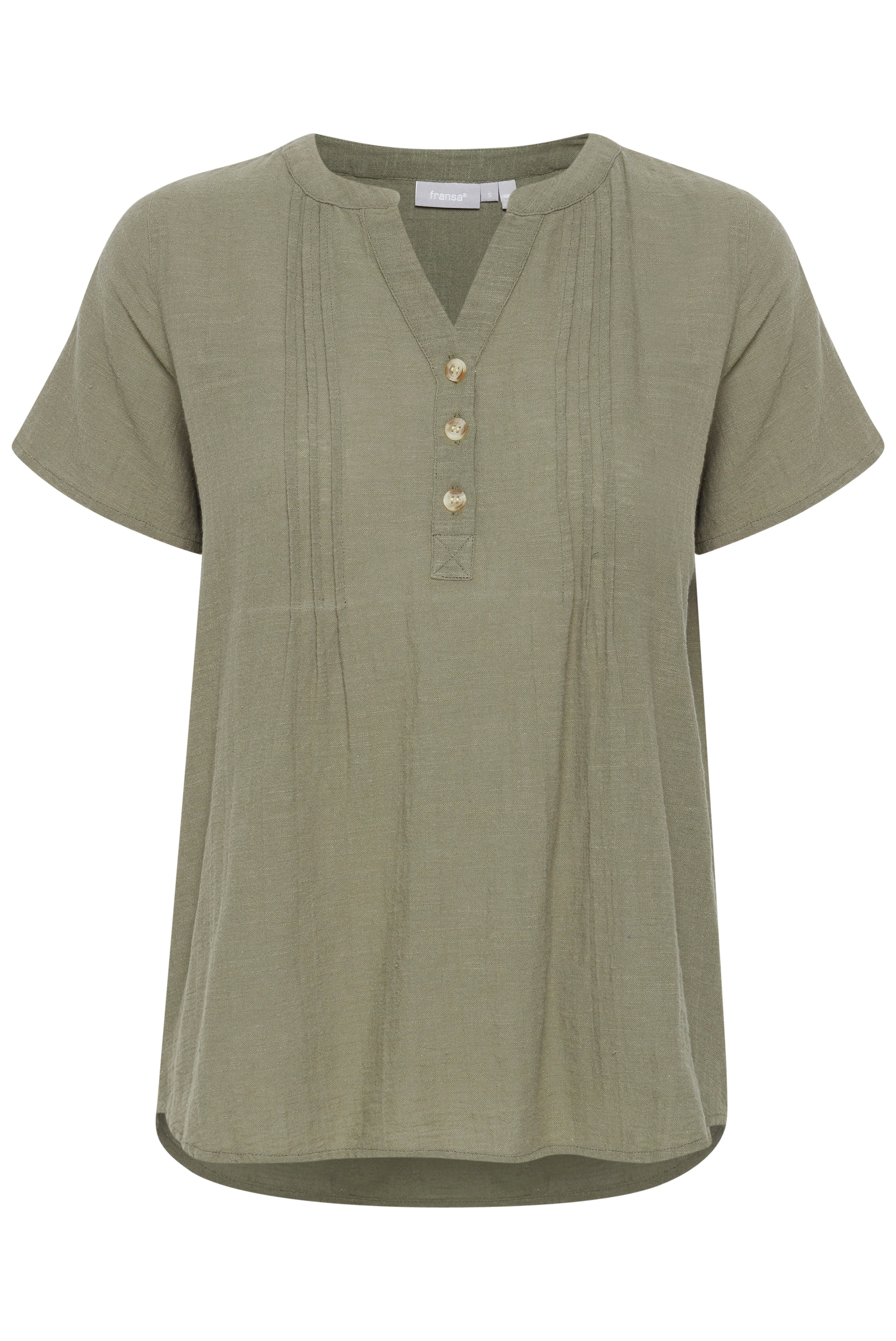Blouse with short sleeve PACK FRONT 20609691-151512