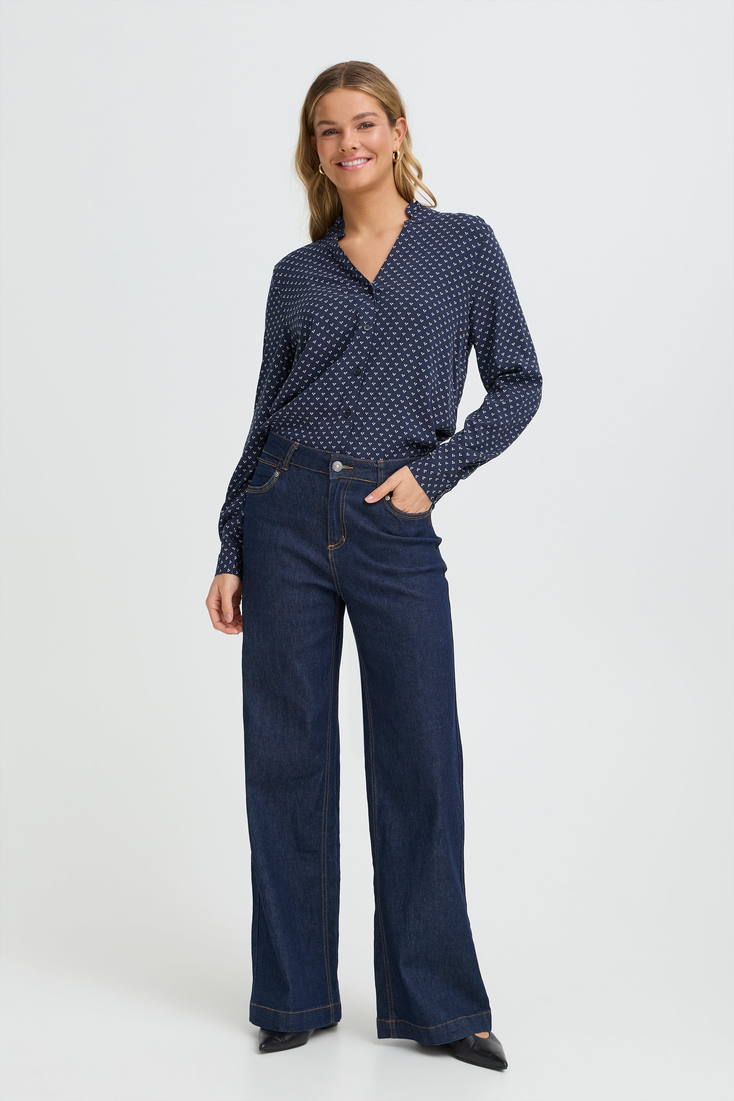 FRJUSTINE Skjorte LOOKBOOK FRONT 20617410-900004491