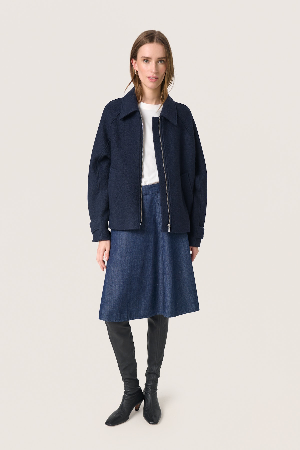 SLAngelina Outerwear in sky captain colour