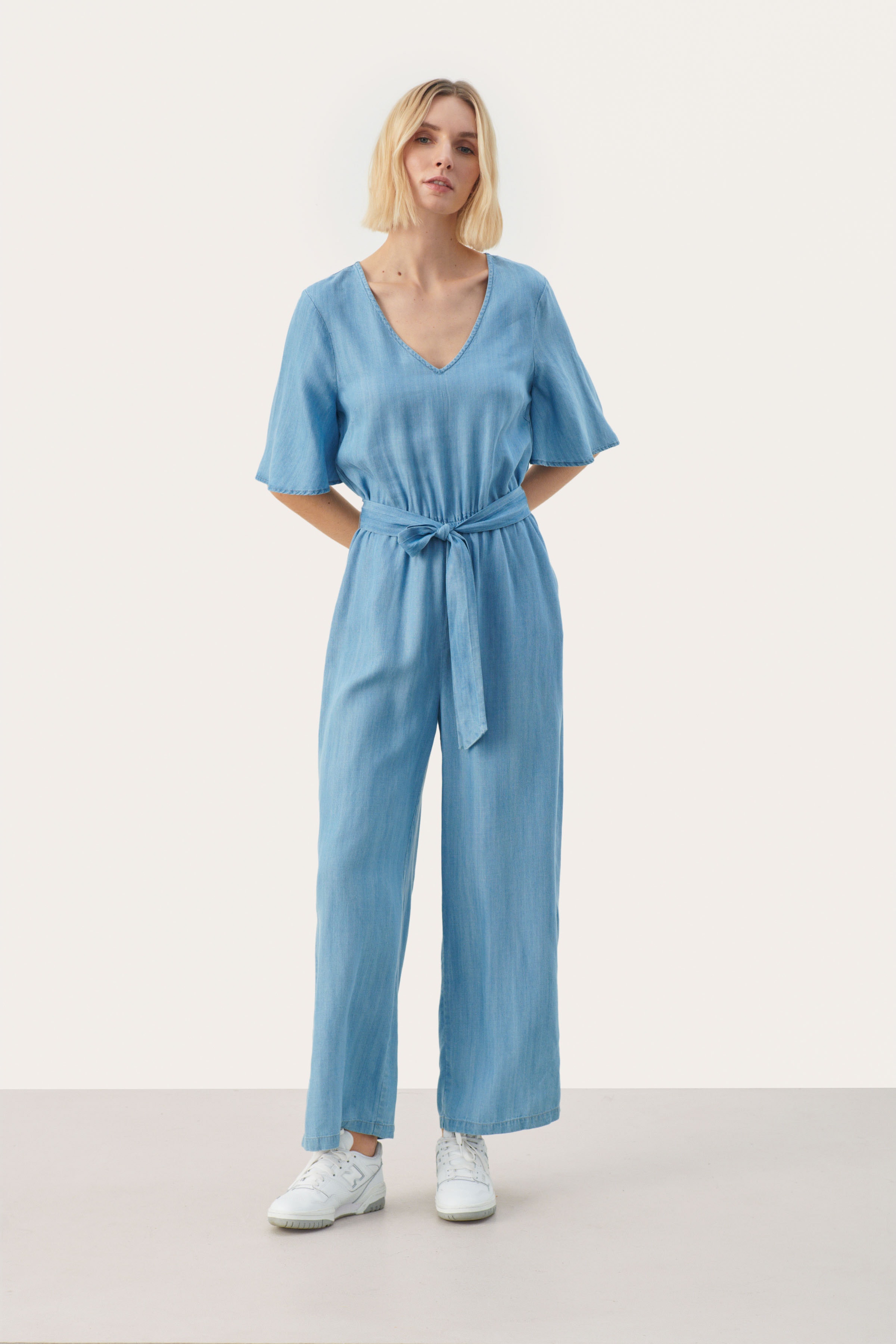 AdriennePW Denim Jumpsuit LOOKBOOK FRONT 30308052-300145