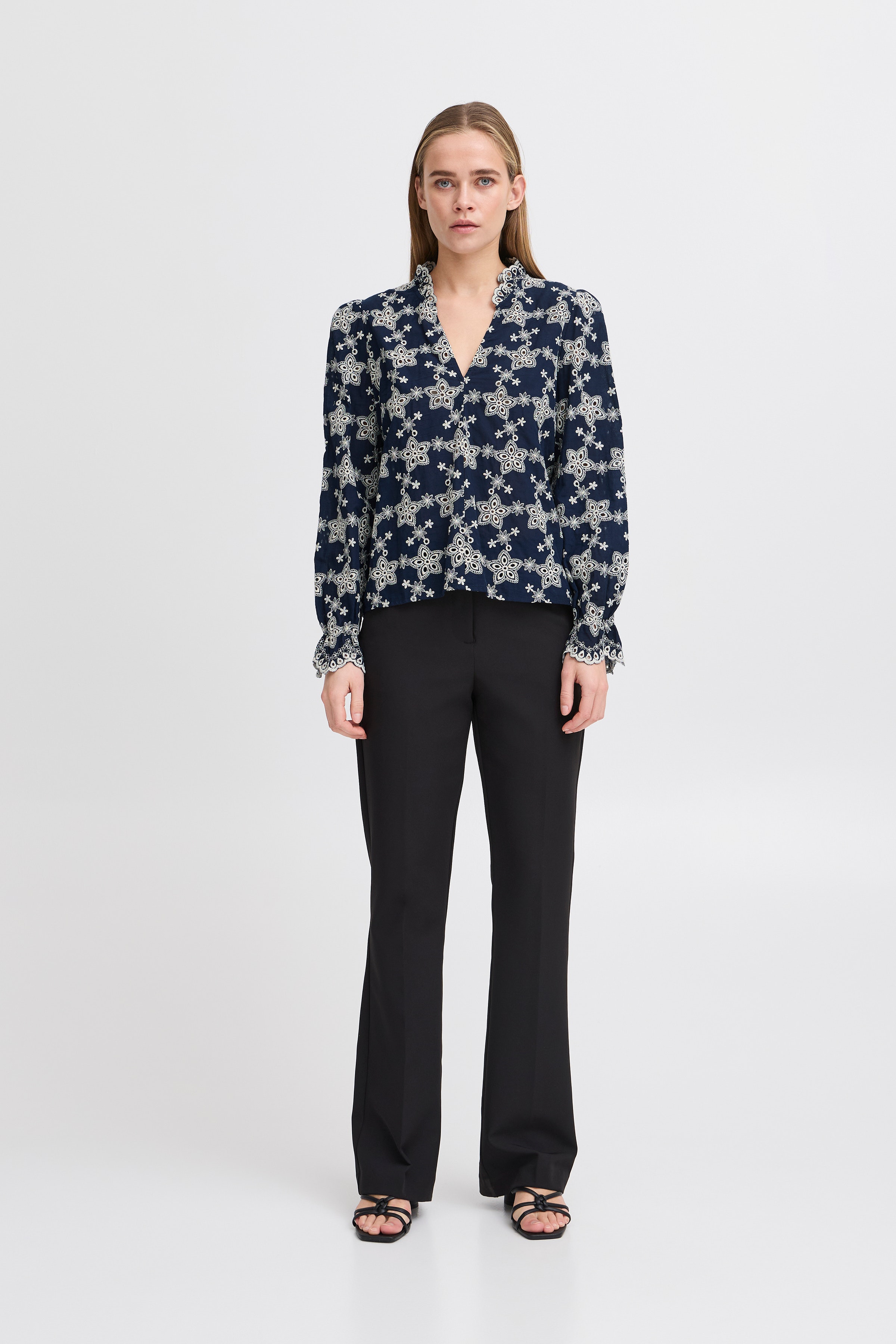 IHFLUNA Langermet bluse LOOKBOOK FRONT 20122501-193933