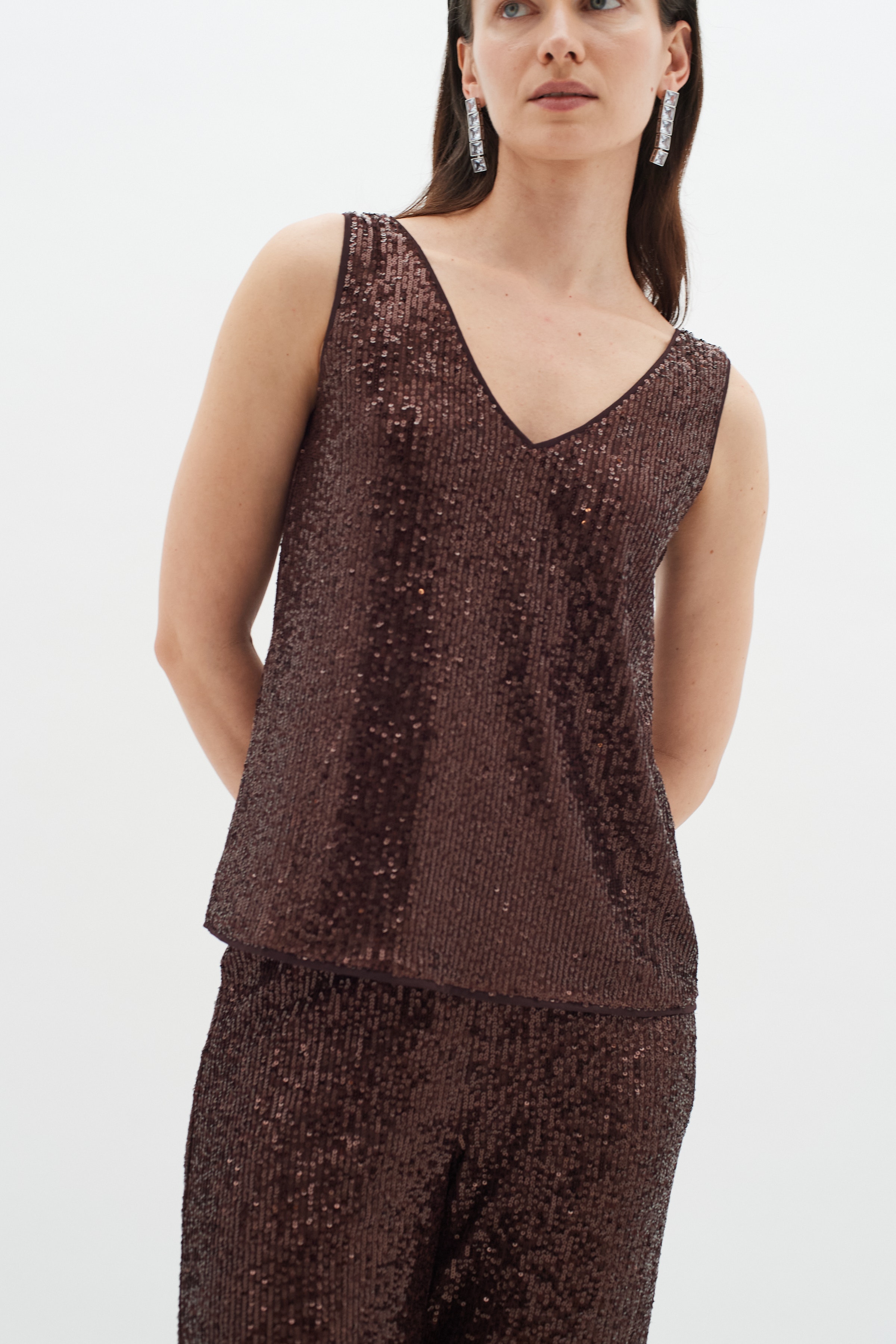 BarbaraIW Paljett Top LOOKBOOK DETAIL 30109888-191518