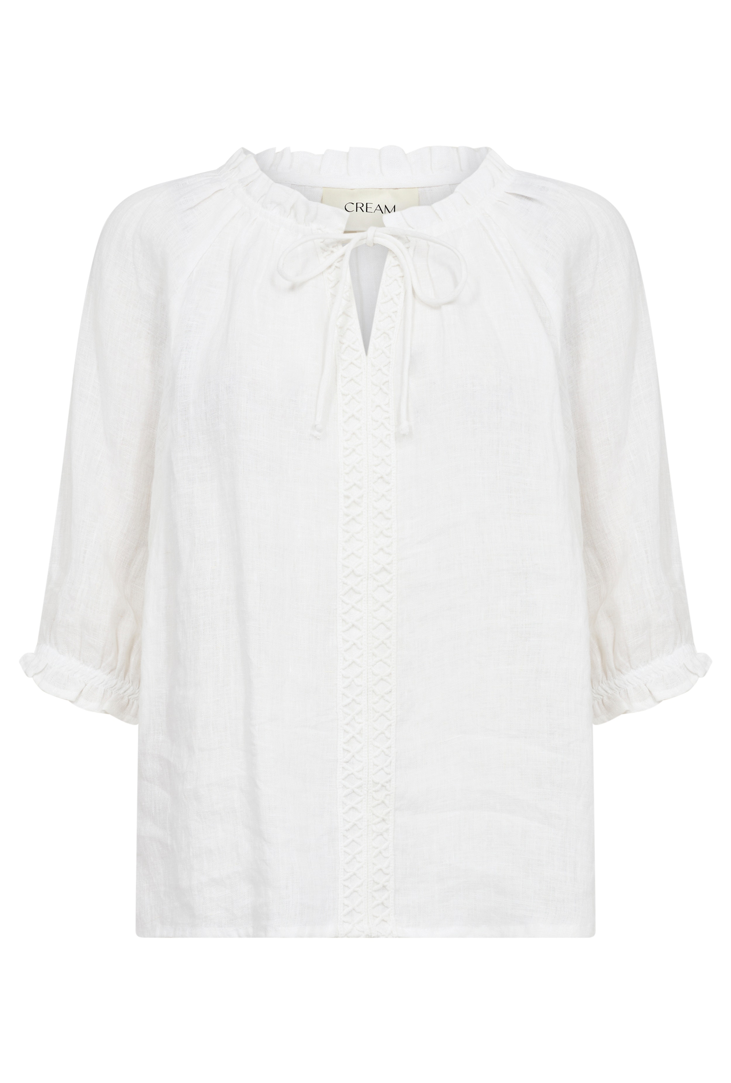 CRBellis Linen blouse PACK FRONT 10613469-110602