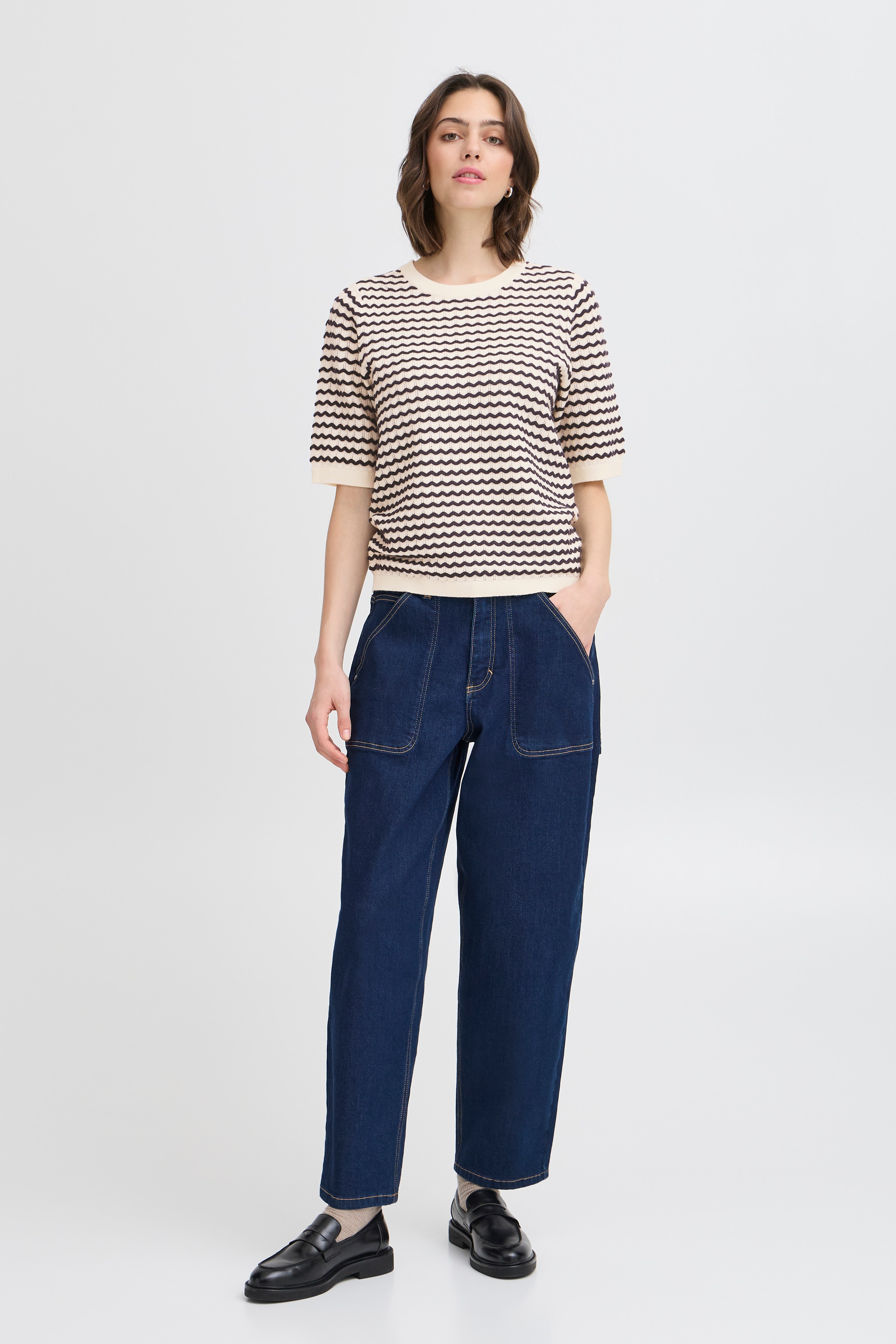FRLUMA Strickpullover LOOKBOOK FRONT 20615581-200119