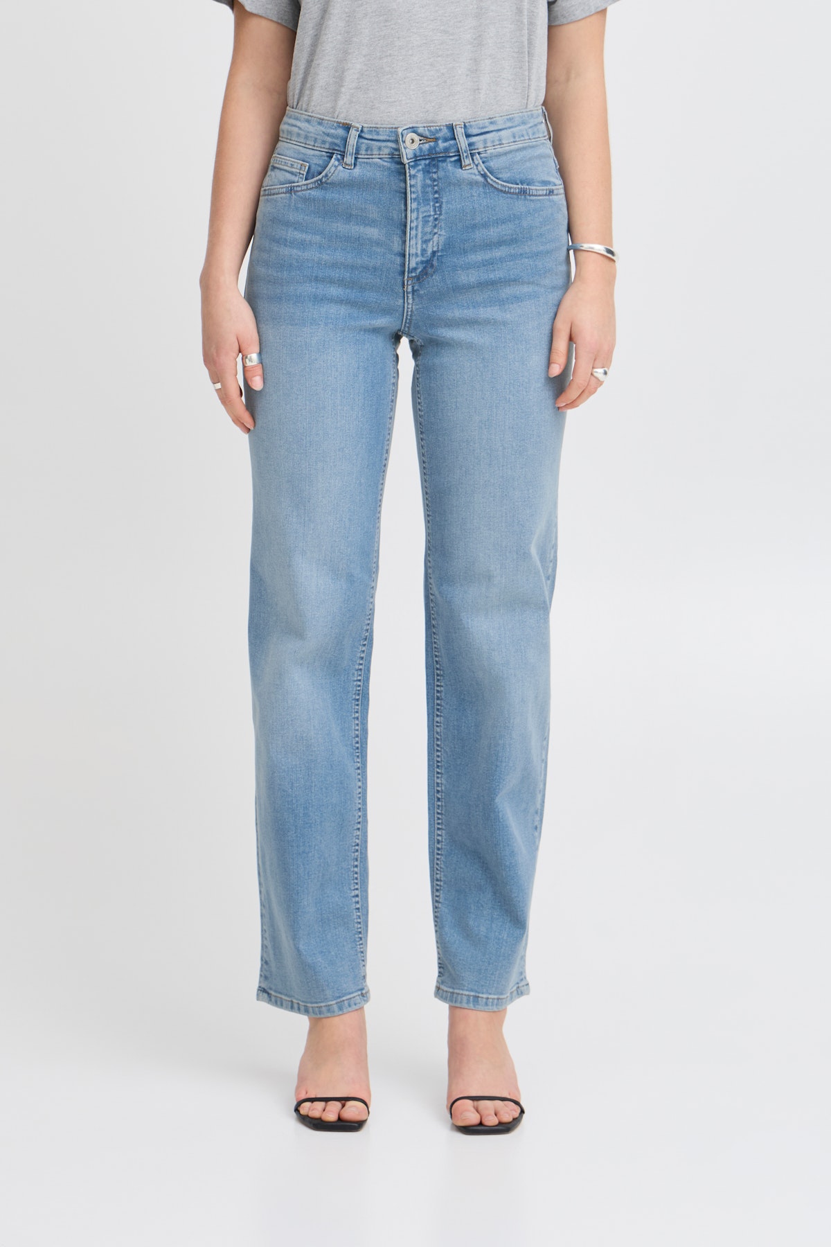 爆売り！ light in Jeans STRAIGHT IHTWIGGY blue ICHI | cotton ウェア