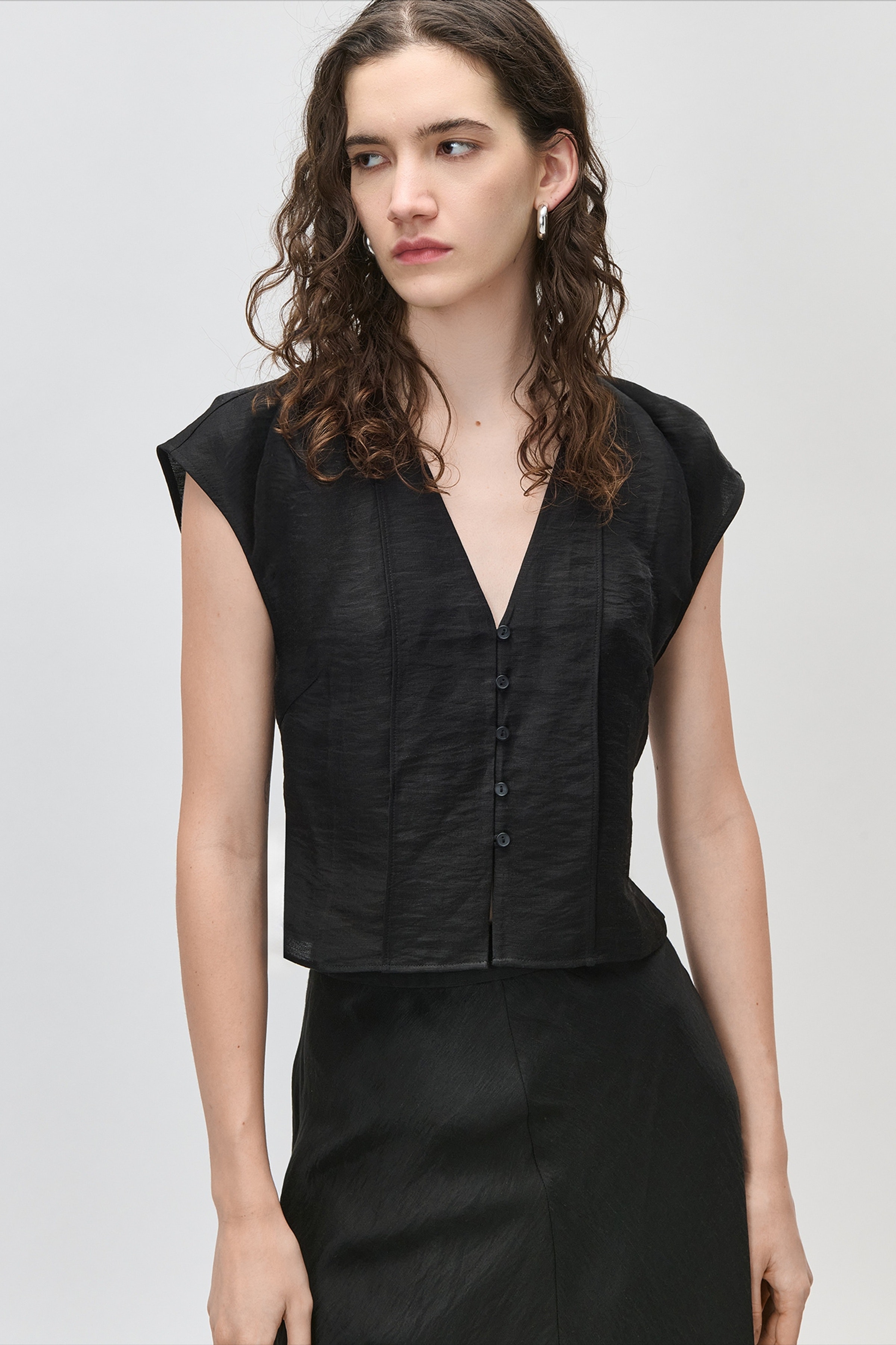 TABITHA Bluse LOOKBOOK FRONT 30600578-BK999