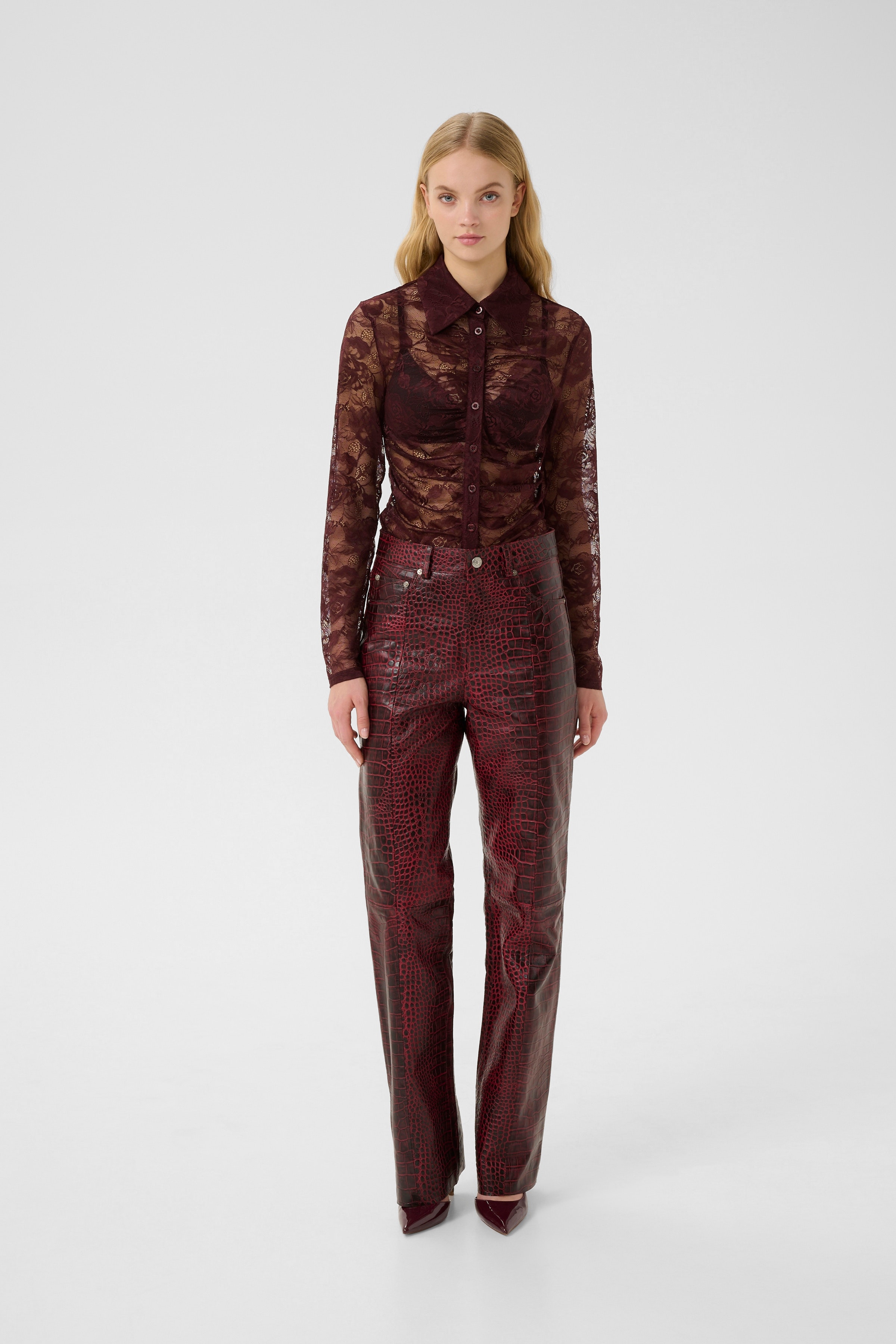 GZleala Spitzenbluse LOOKBOOK FRONT 10910526-108291