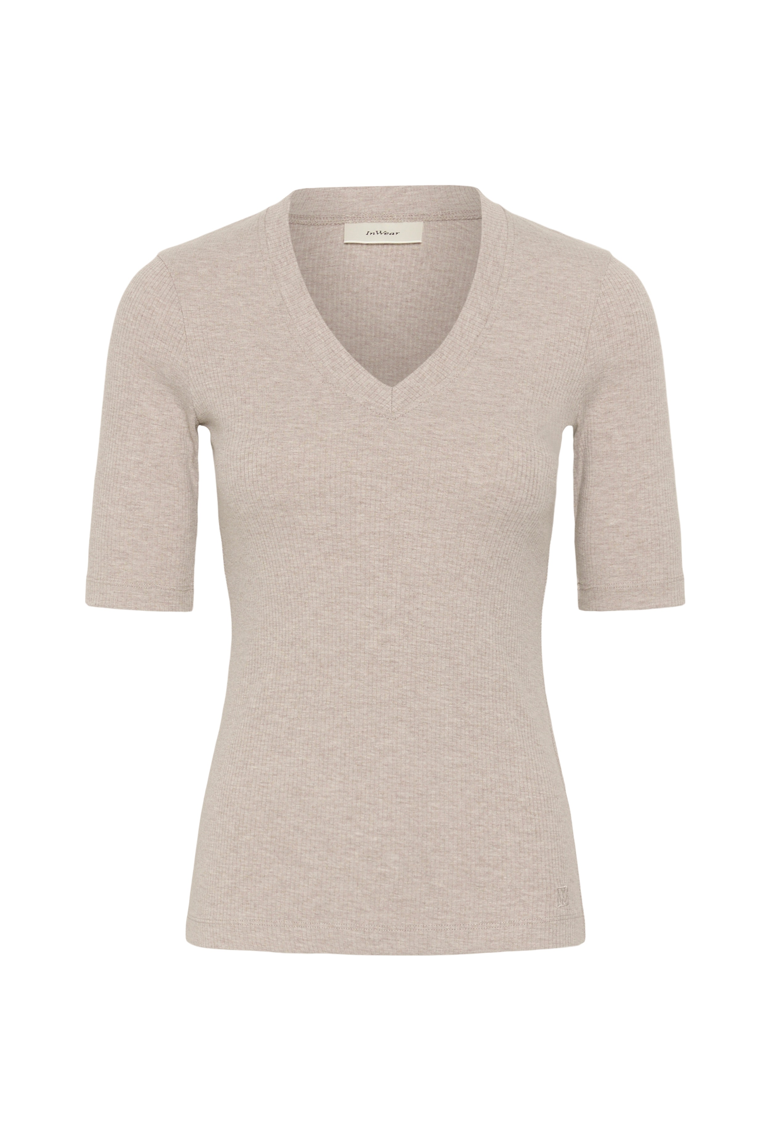 DagnaIW Melange V T-shirt PACK FRONT 30106865-1545031