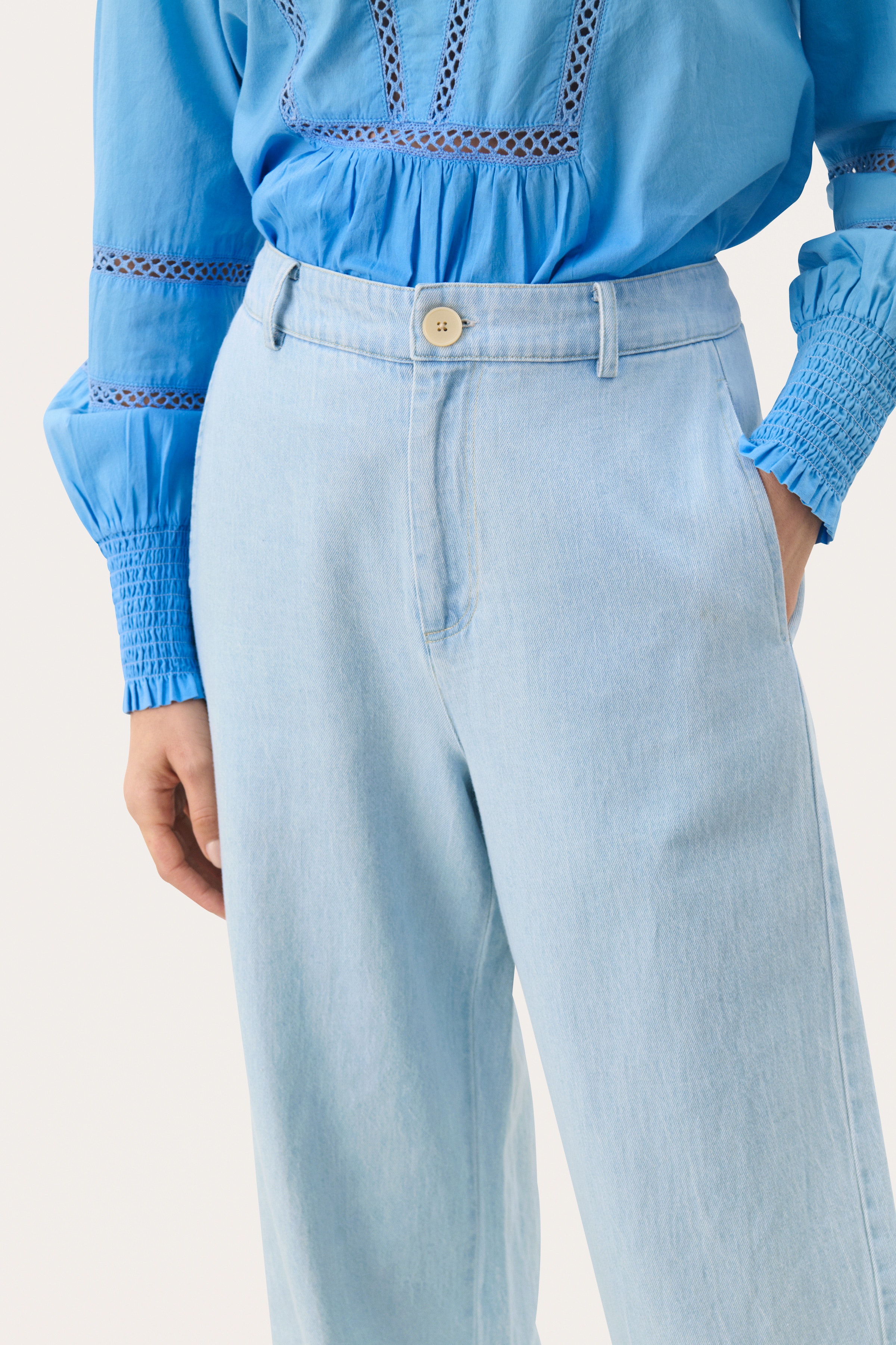 CoraliePW Denim Trousers LOOKBOOK DETAIL 30309502-300154