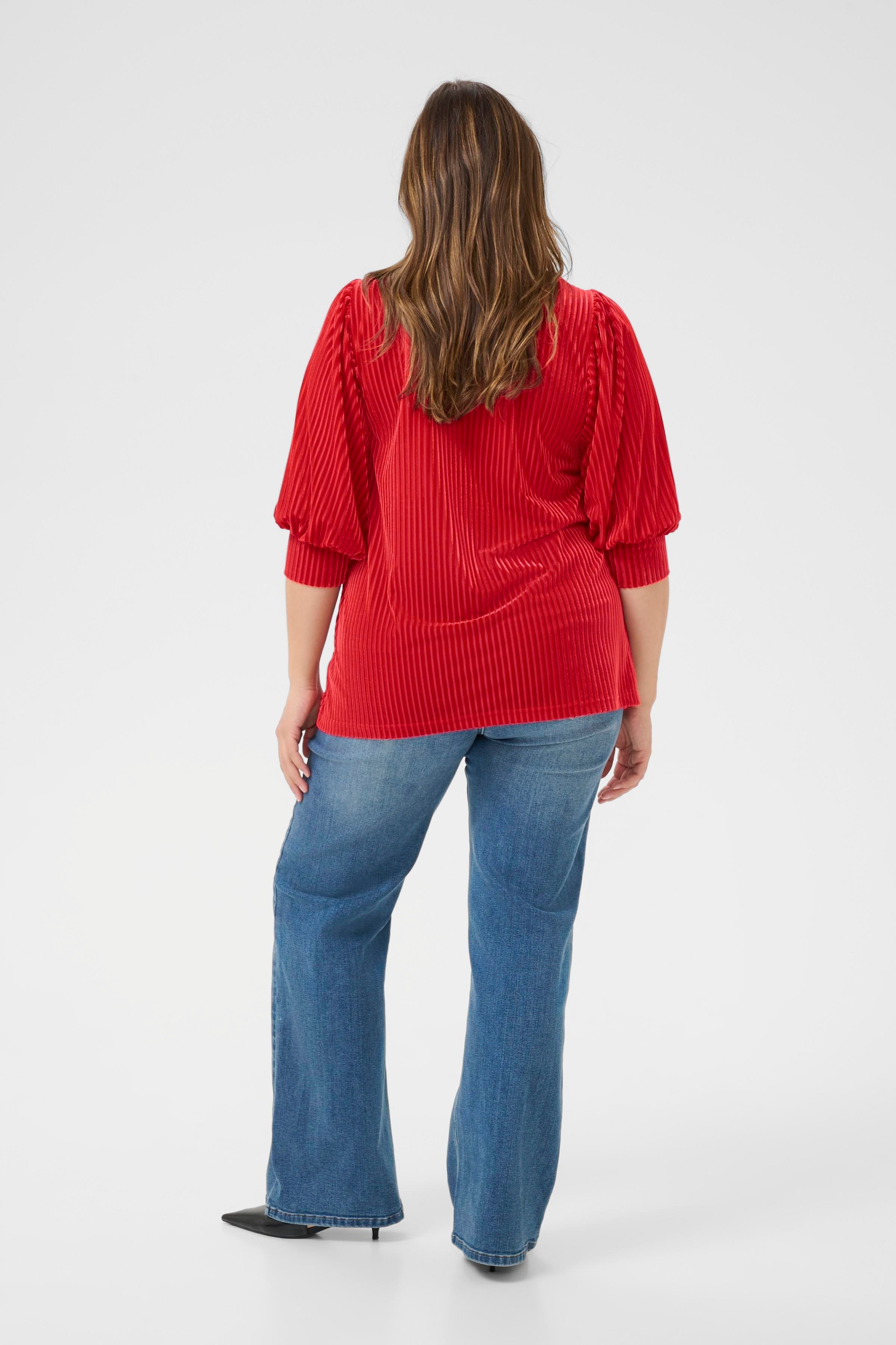 KCcacanna Velourbluse LOOKBOOK BACK 10581210-106907