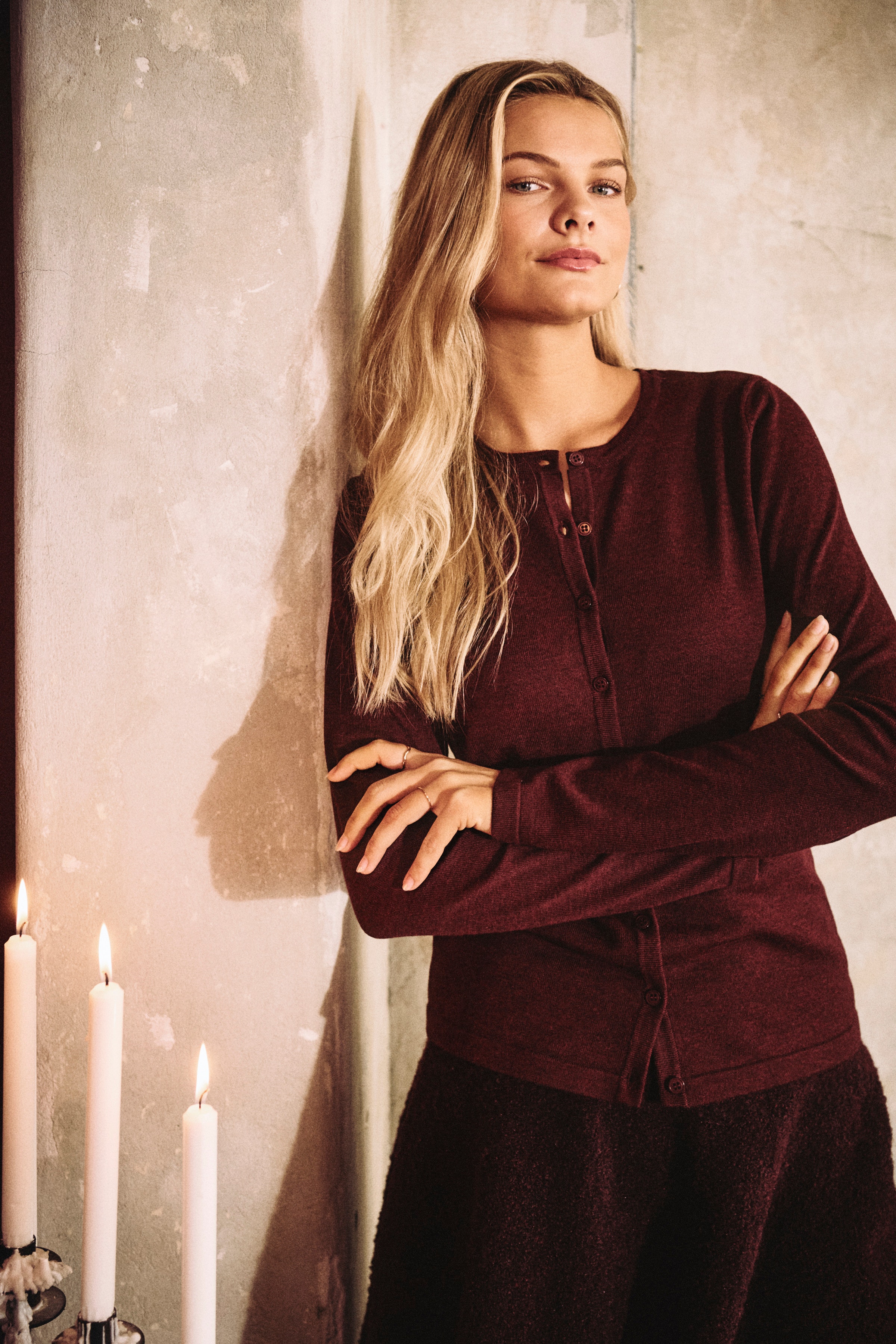 MilaSZ R-Neck Cardigan LOCATION NONE 30500005-1921181