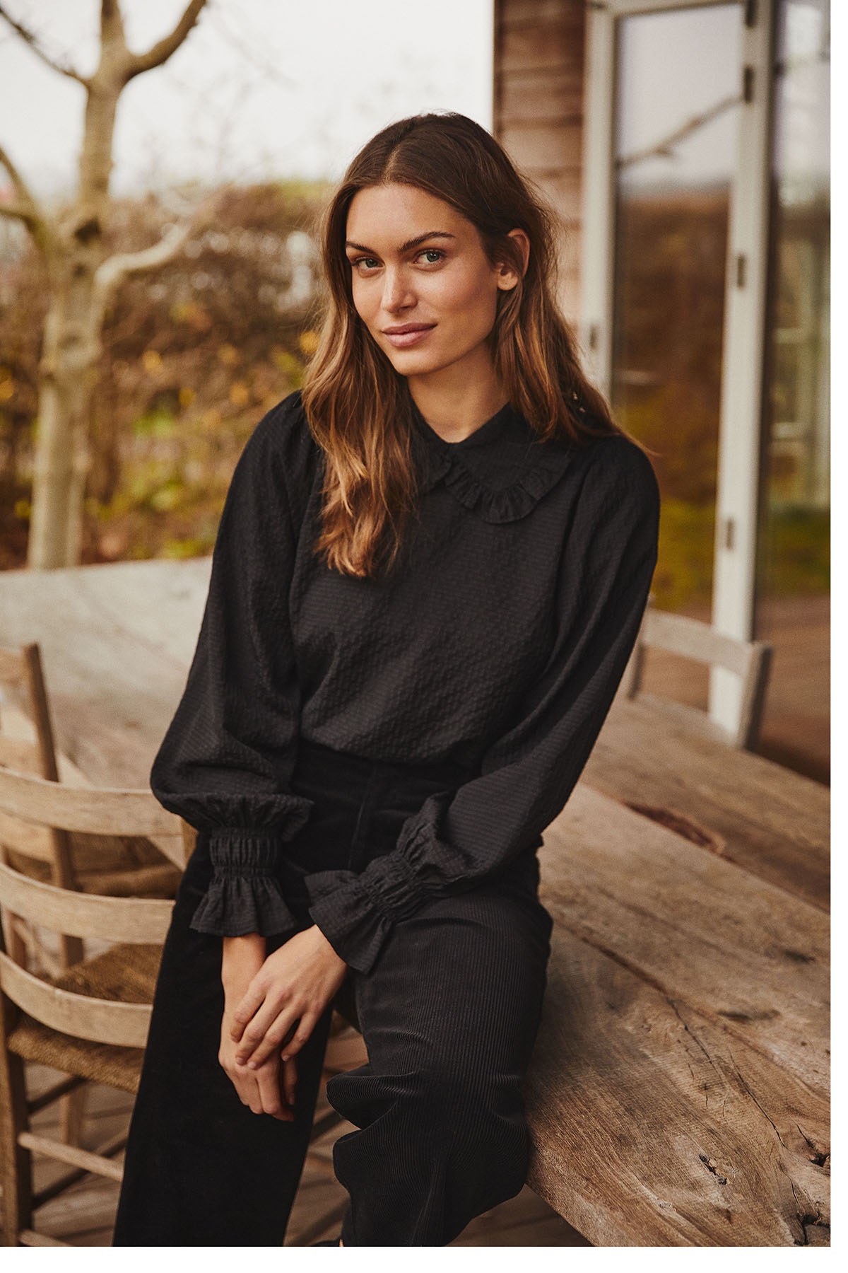 KasiaPW Langærmet bluse LOOKBOOK FRONT 30306292-194008