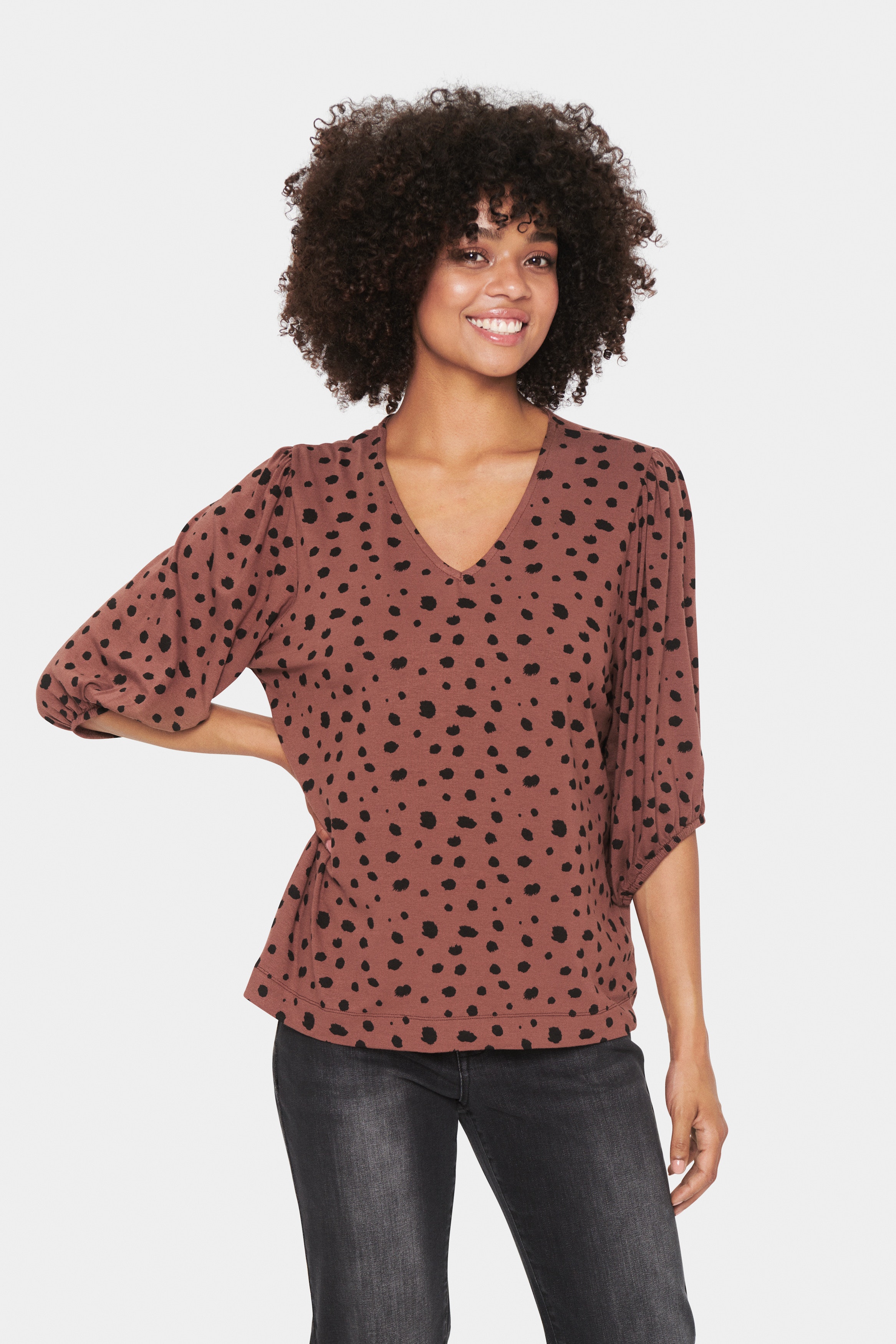 MinaSZ Bluse LOOKBOOK FRONT 30512046-600406