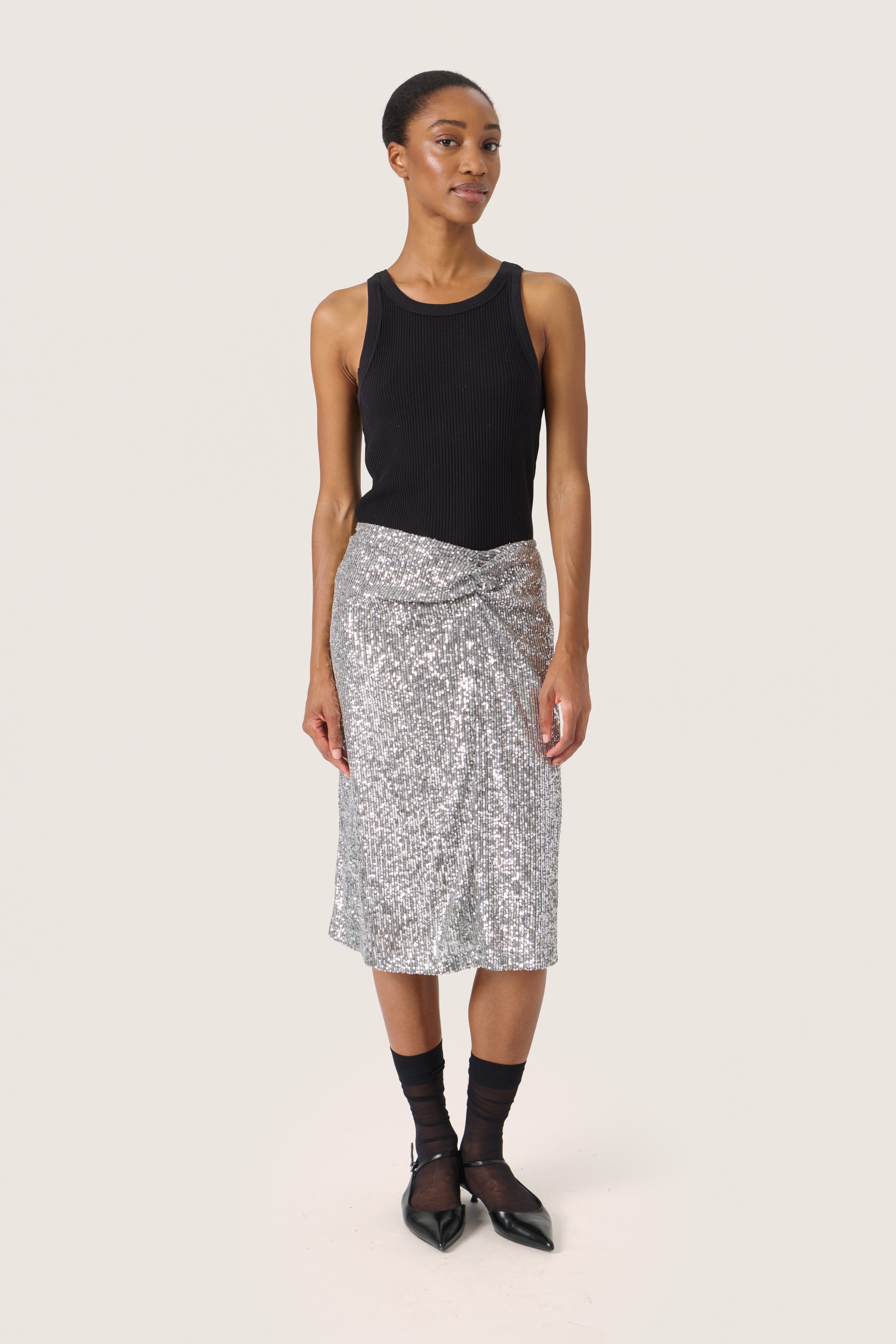 SLBotilde Sequin Skirt LOOKBOOK FRONT 30407781-145002