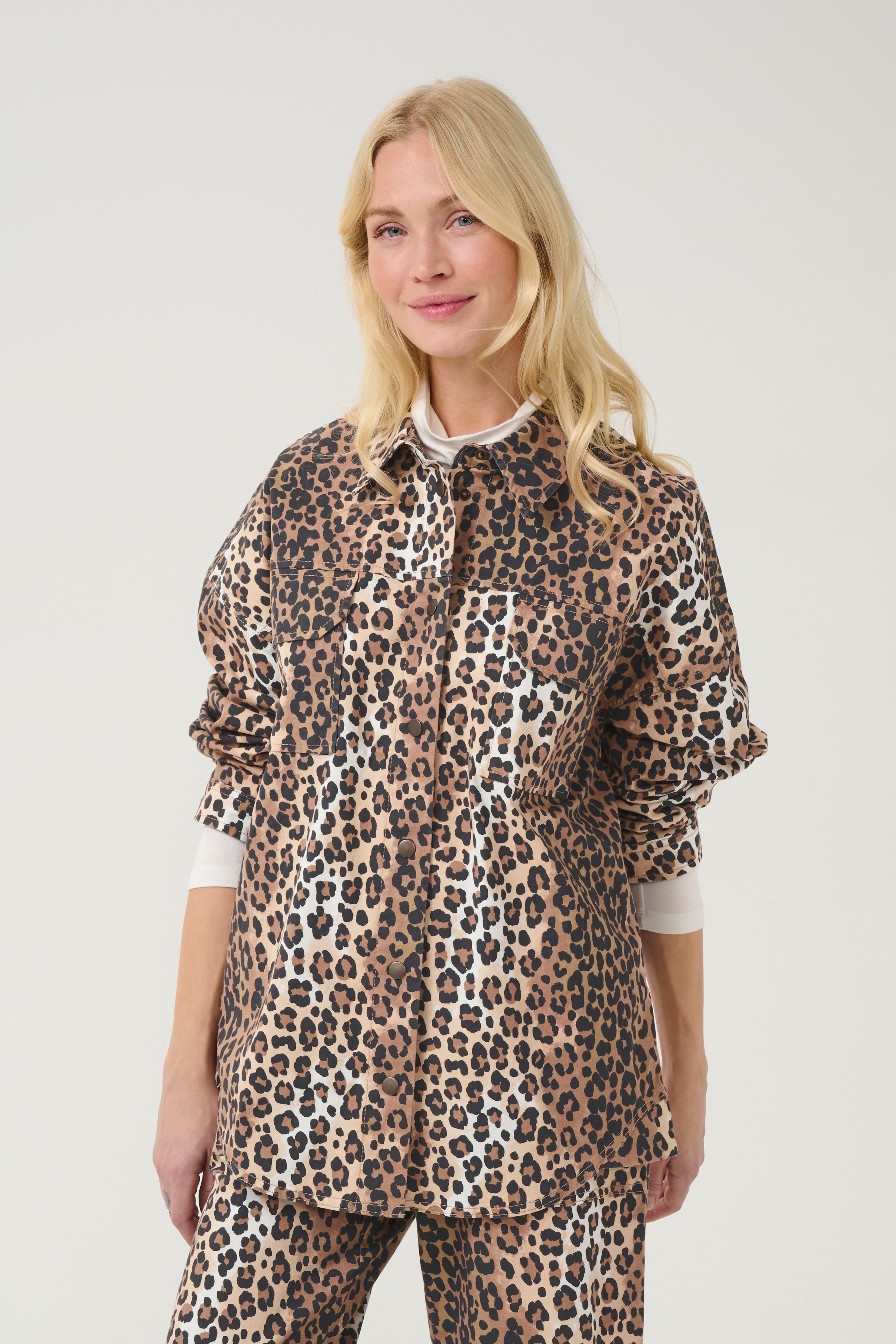 CUlfenna Leopard Hemd LOOKBOOK FRONT 50111651-107355