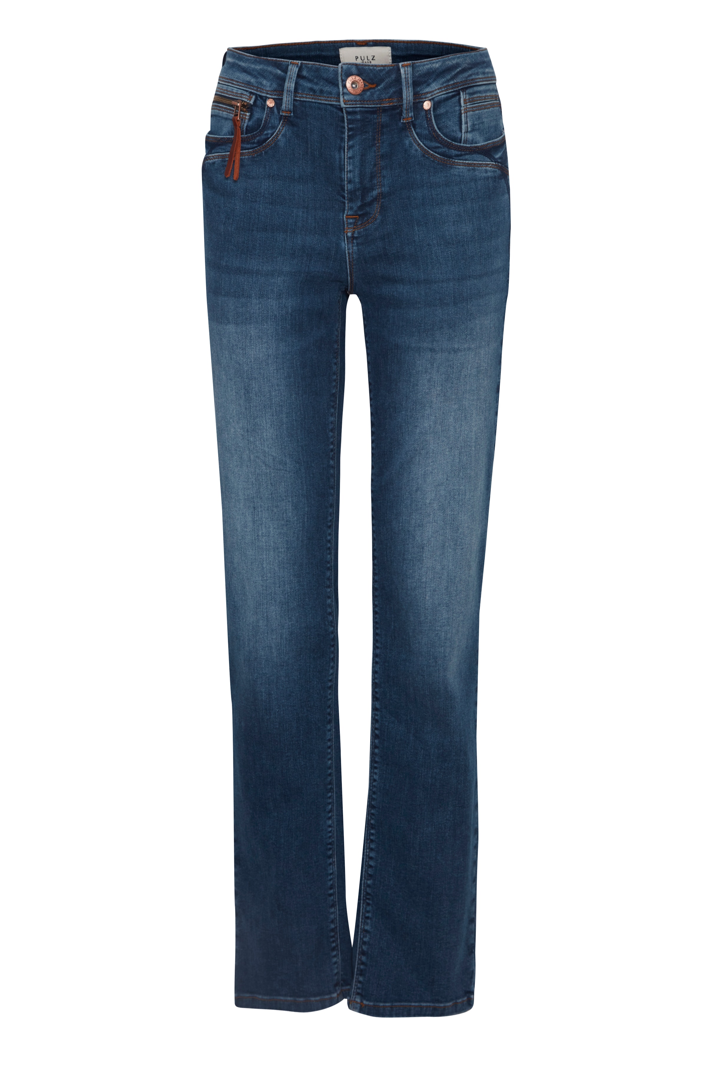 PZKAROLINA HW Jeans Straight Leg PACK FRONT 50205580-200008